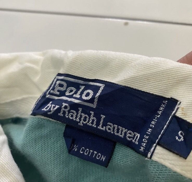 Polo Ralph Lauren × Ralph Lauren Vintage Polo Ralph Lauren Striped Rugby Size US S / EU 44-46 / 1 - 3 Thumbnail