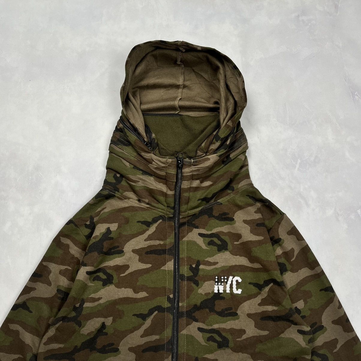 If Six Was Nine Apocalypse Bono Hoodie Double Zipper Cammouflage Size US M / EU 48-50 / 2 - 2 Thumbnail