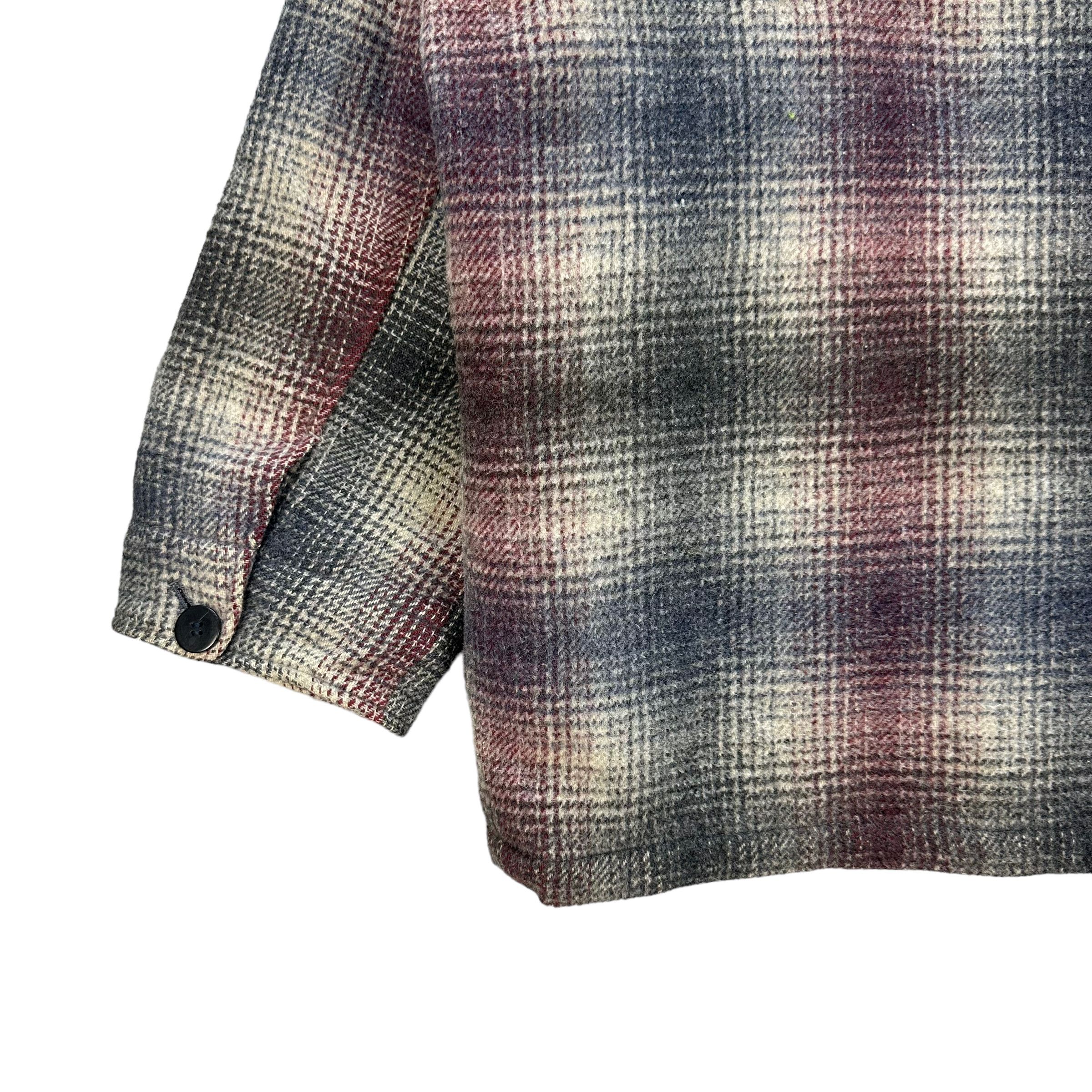 Vintage 90s MIKE BIRNIES HOMME IMAGE TARTAN FLANNEL JACKET #7877-187 Size US M / EU 48-50 / 2 - 12 Thumbnail