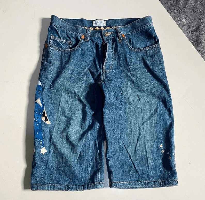 Tsumori Chisato Tsumori Chisato Embroidery Jorts Size US 31 - 2 Thumbnail