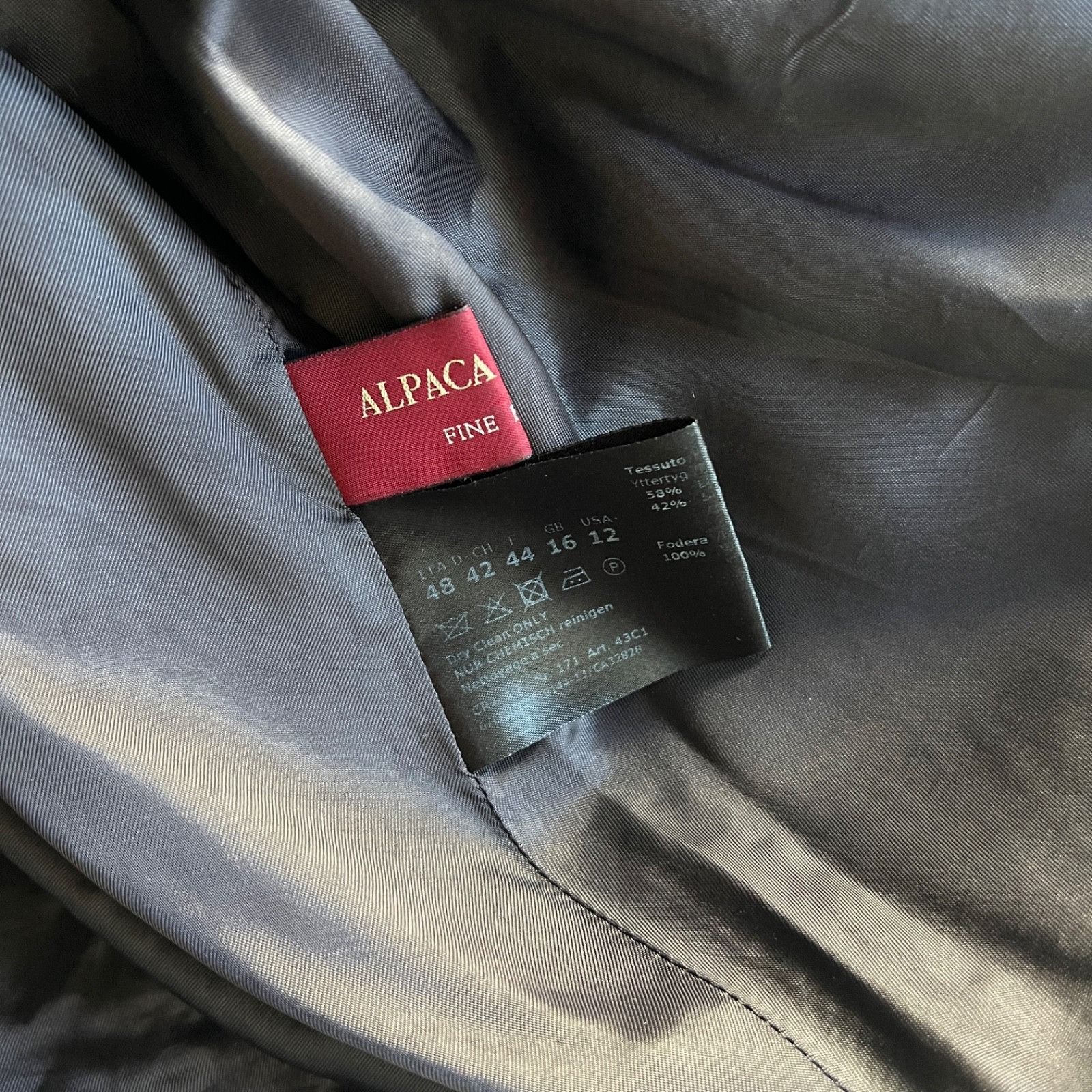 Cinzia Rocca Cinzia Rocca Alpaca Wool Italian Luxury Coat 9776AC Size L / US 10 / IT 46 - 5 Thumbnail