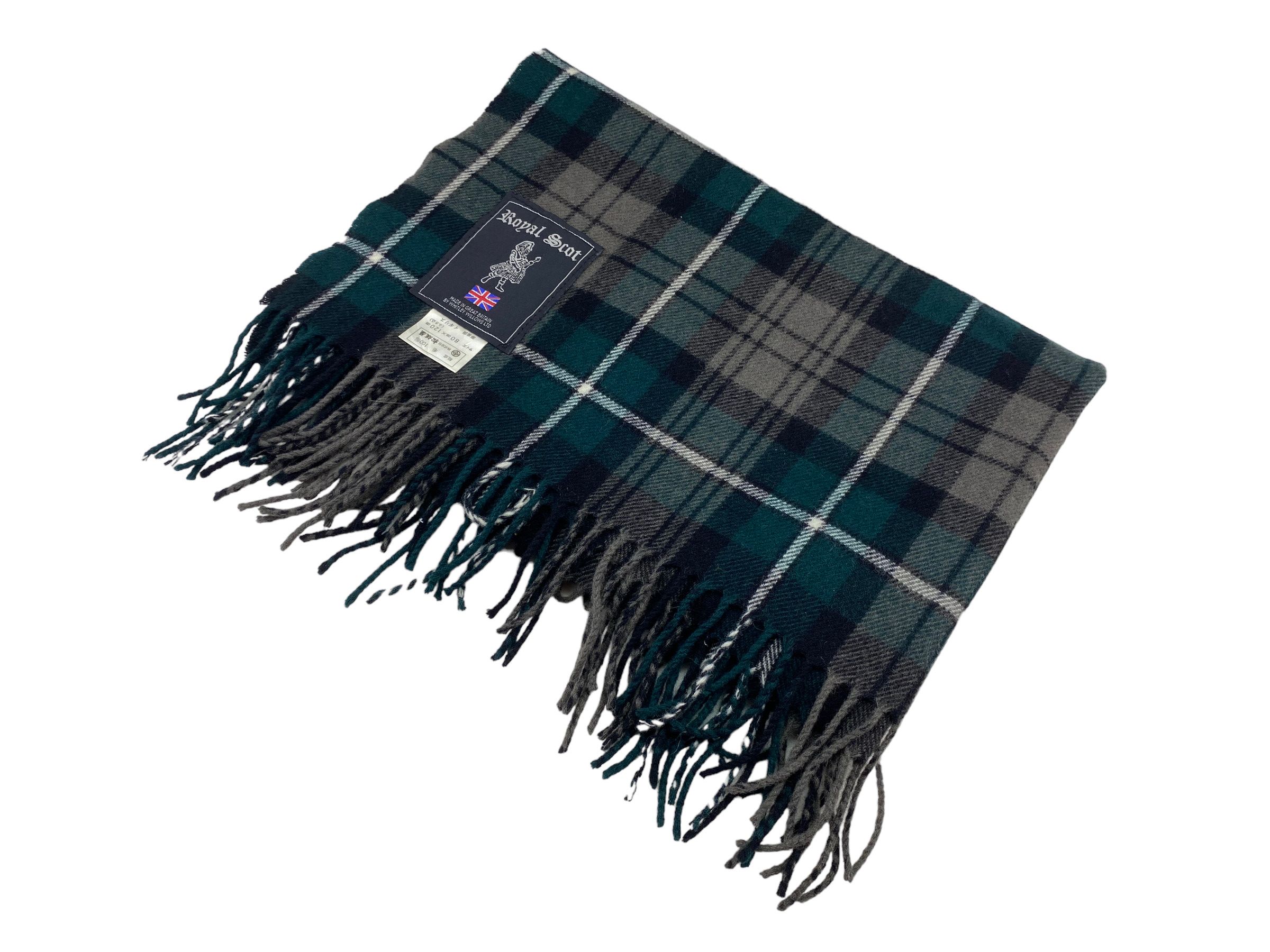 Vintage Vintage Royal Scot Checkered Wool Scarf - Made in Scotland Size ONE SIZE - 2 Thumbnail