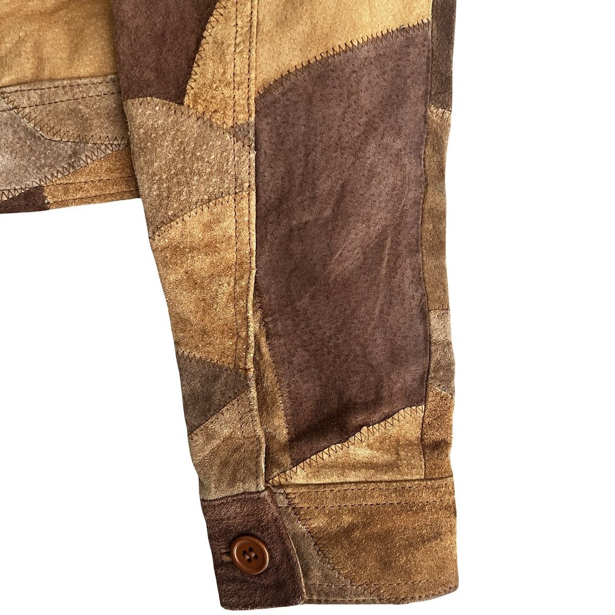 Vintage newport news Leather Patchwork Jacket Size US S / EU 44-46 / 1 - 7 Thumbnail