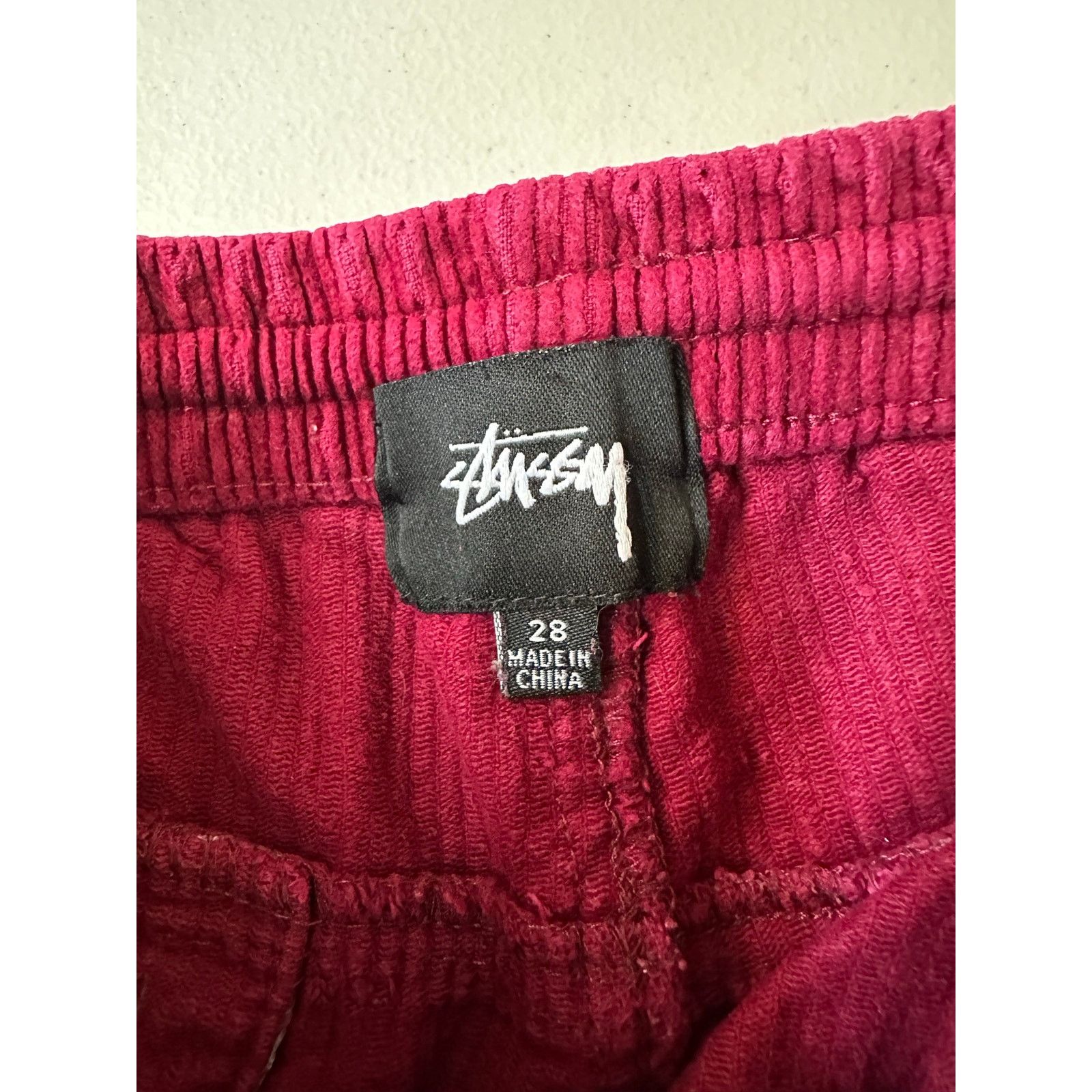 Stussy Stussy Corduroy Shorts Burgundy Red Classic Men's Size 28 Size US 28 / EU 44 - 2 Thumbnail