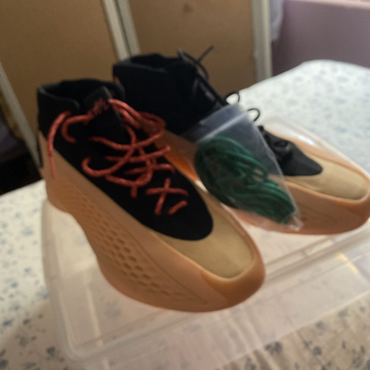 Adidas anthony edward’s original for love basketball sneakers Size US 12 / EU 45 - 1 Thumbnail