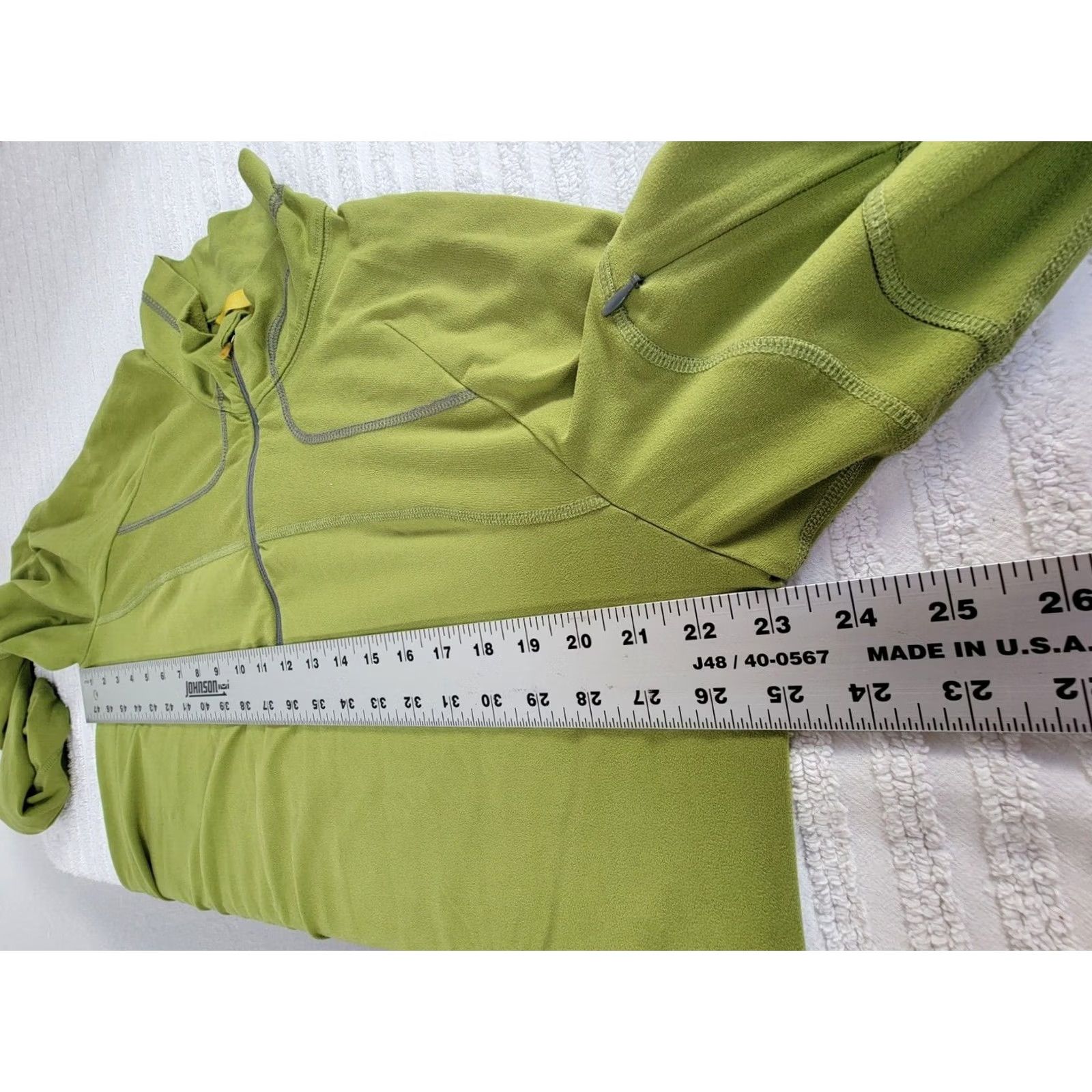 Mountain Hardwear Mountain Hardwear Mens 1/4 Zip Pullover Jacket Large Green Long Sleeve Outdoor Size US L / EU 52-54 / 3 - 5 Thumbnail
