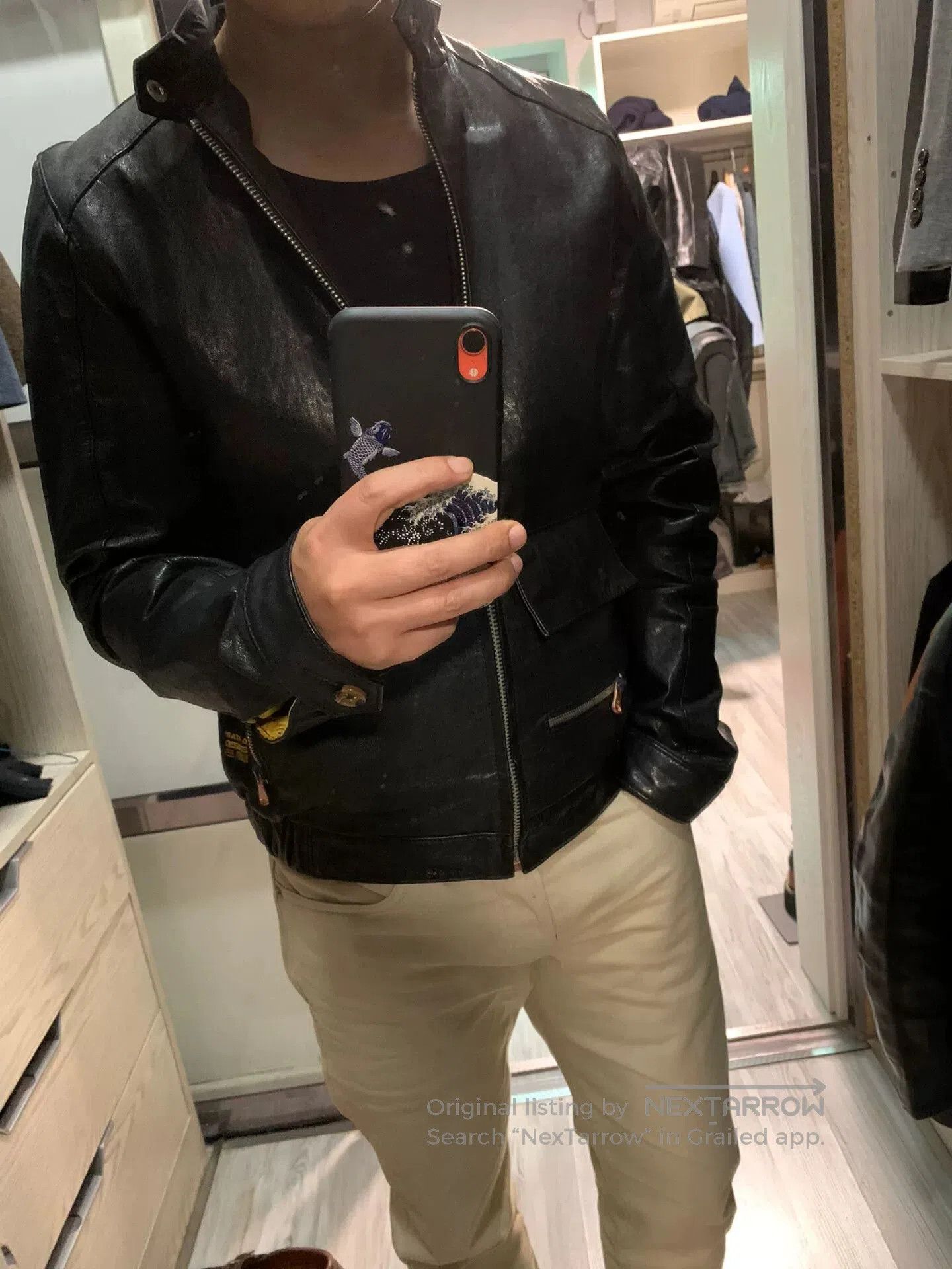 G-Star gstar handmade leather jacket size M. Size US M / EU 48-50 / 2 - 6 Thumbnail