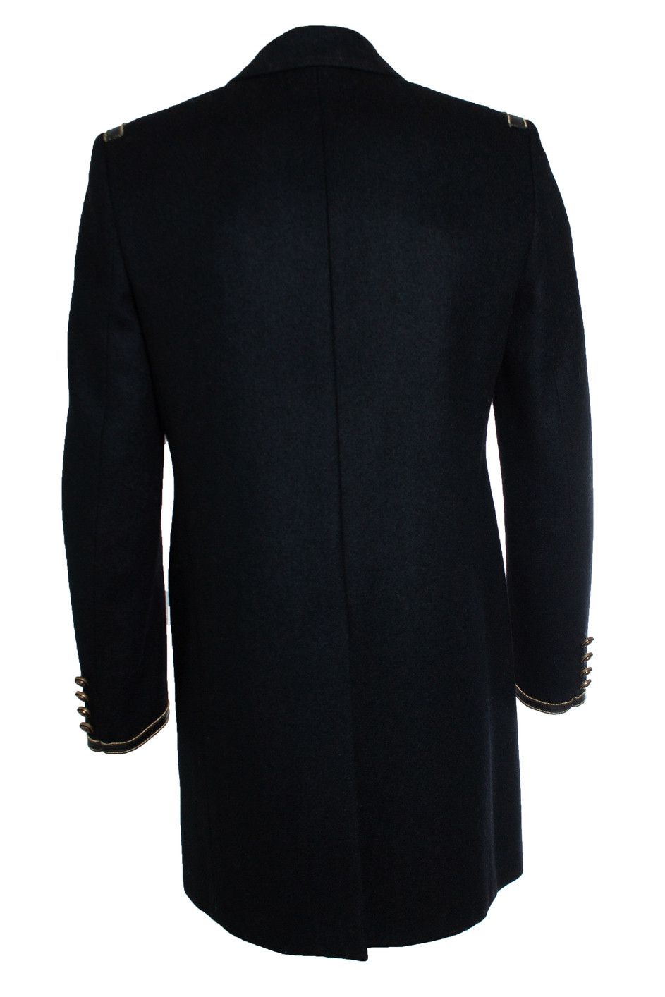 Saint Laurent Paris Saint Laurent, 2020 Black coat with military details Size US L / EU 52-54 / 3 - 4 Thumbnail