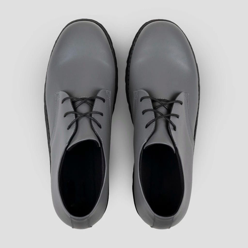 Other Hellas Derby Grey Chunky Leather Size US 10 / EU 43 - 4 Thumbnail