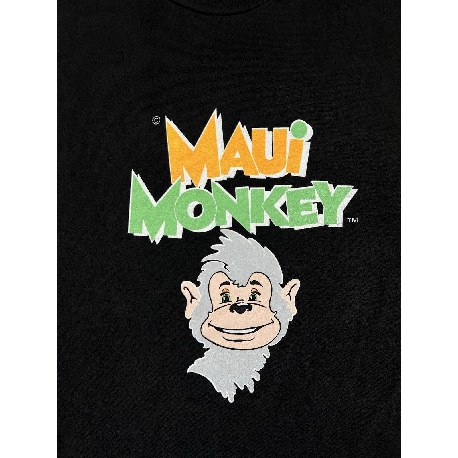 Hanes Vintage Maui Monkey Promo T-Shirt Size XL Single Stitch USA Size US XL / EU 56 / 4 - 2 Thumbnail