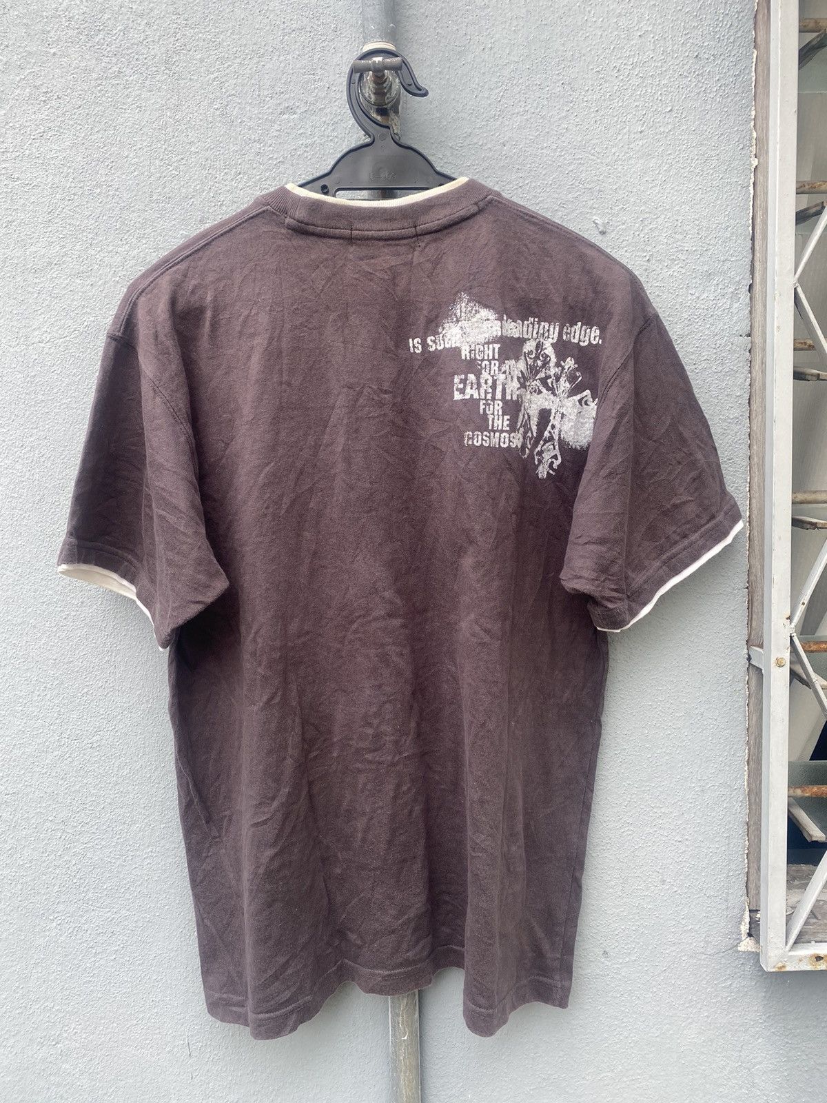 14th Addiction × Affliction × JNCO Vintage Y2K Bossy Hill Cross Poem Tshirt Size US L / EU 52-54 / 3 - 8 Thumbnail