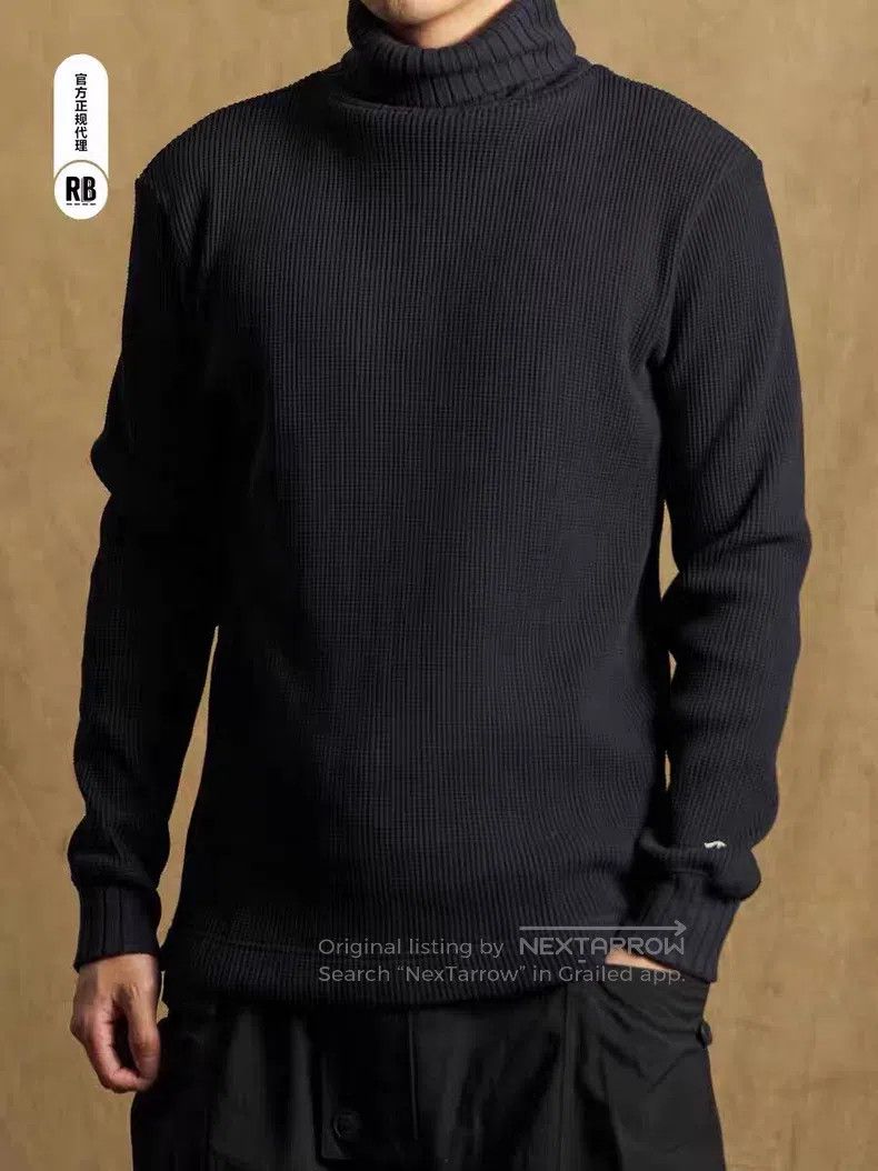 Nigel Cabourn Nigel Cabourn Waffle Neck Knitwear Size US M / EU 48-50 / 2 - 1 Thumbnail