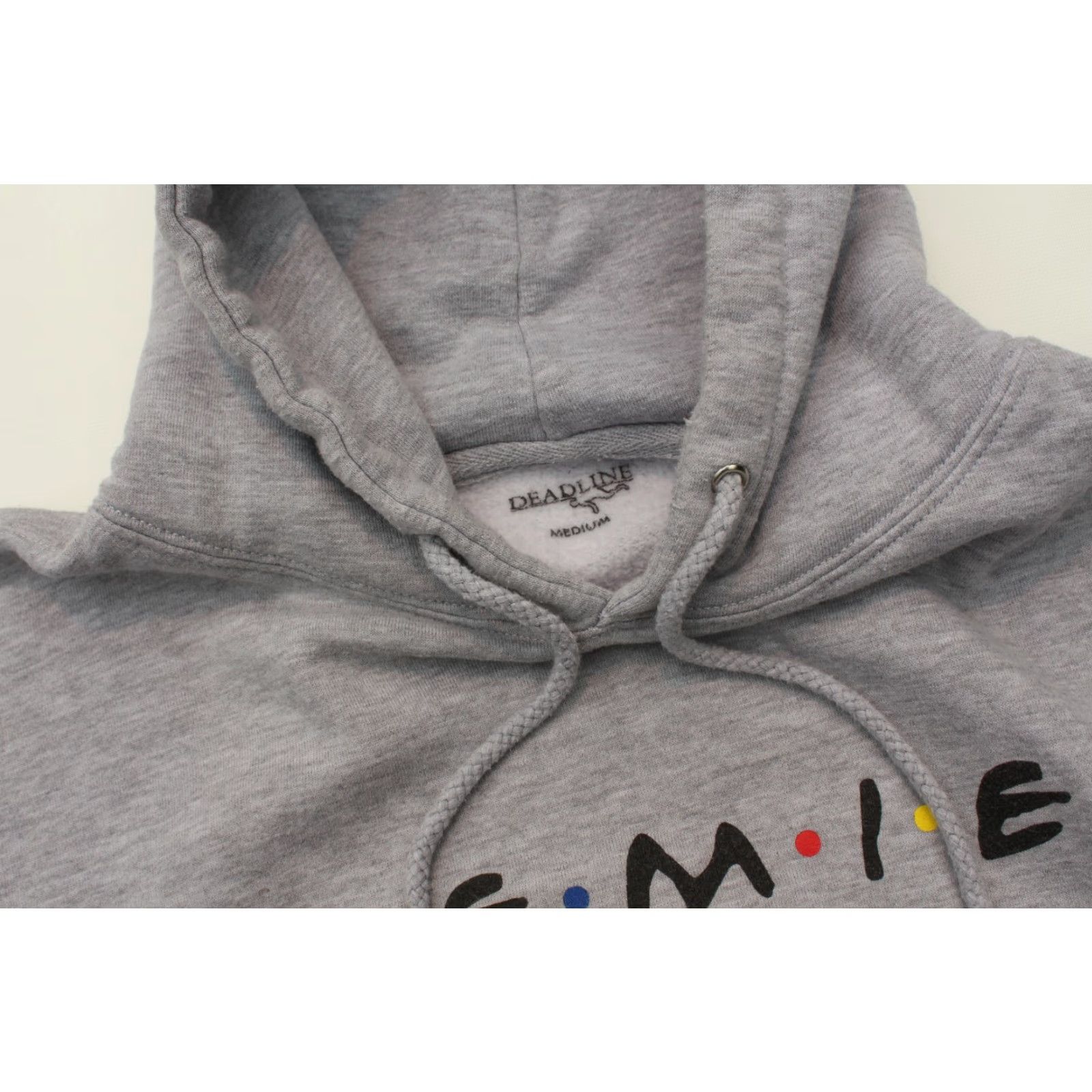 Logo 7 Deadline Friends TV Hoodie Logo Medium Gray Mens Hoodie Pullover Heather Gray Medium TV Logo Deadline Enemies Friends Hoodie Mens Size US M / EU 48-50 / 2 - 5 Thumbnail