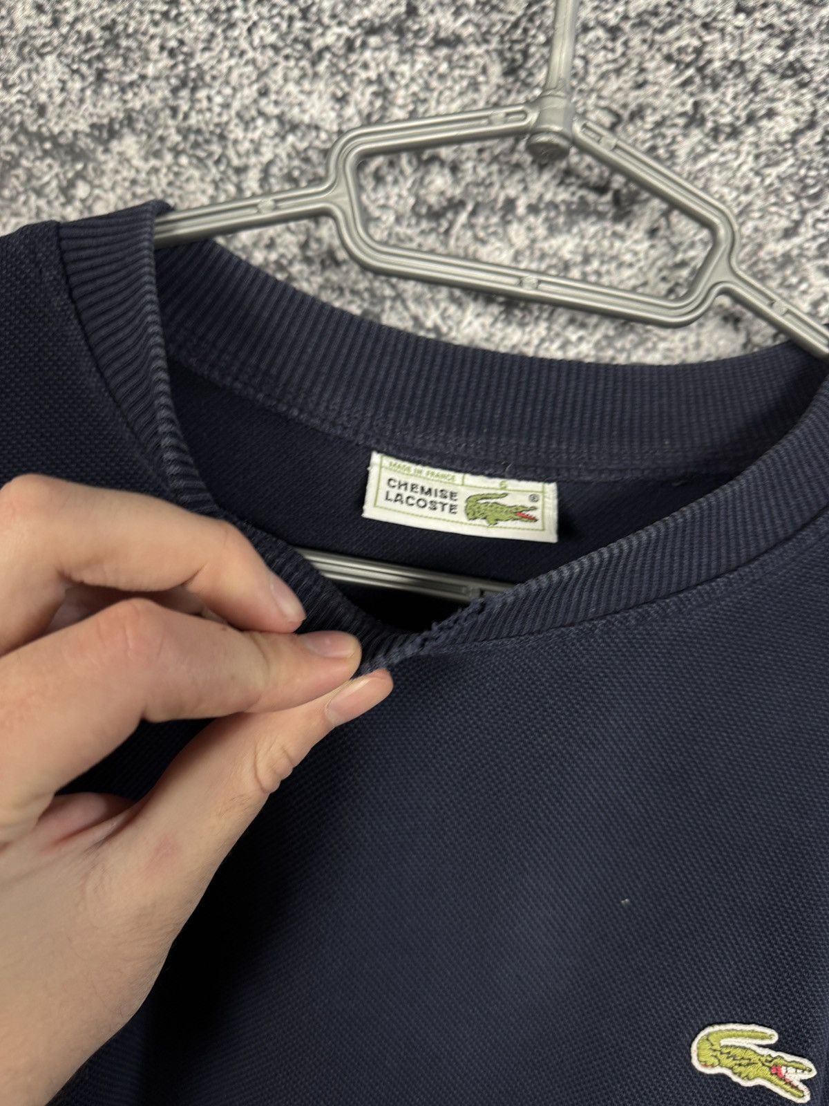 Lacoste Chemise Lacoste Vintage 90s Pullover Compass Logo Size 6 Size US XL / EU 56 / 4 - 14 Thumbnail