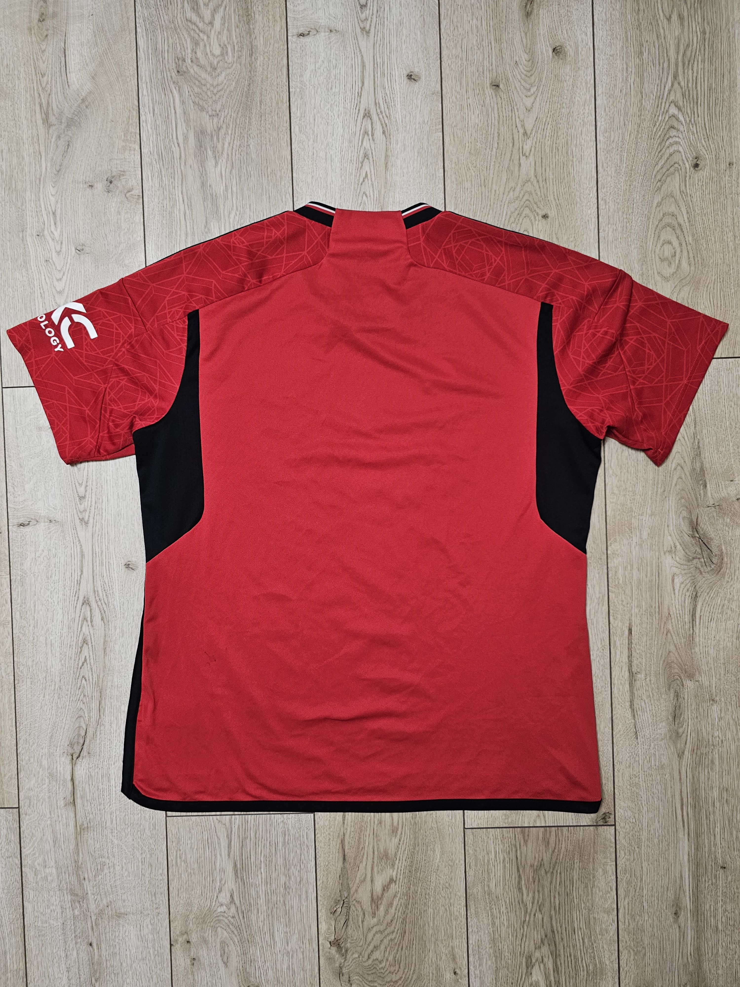 Adidas × All Sport MANCHESTER UNITED 2023 2024 HOME FOOTBALL SOCCER JERSEY Size US XL / EU 56 / 4 - 2 Thumbnail