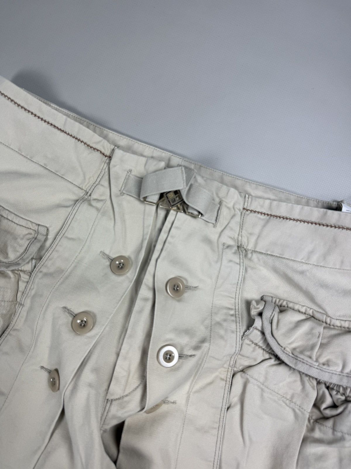 Marithe + Francois Girbaud × Vintage Girbaud Vintage Avant-Garde Cargo Pockets Baggy Chino Pants Size US 32 / EU 48 - 11 Thumbnail