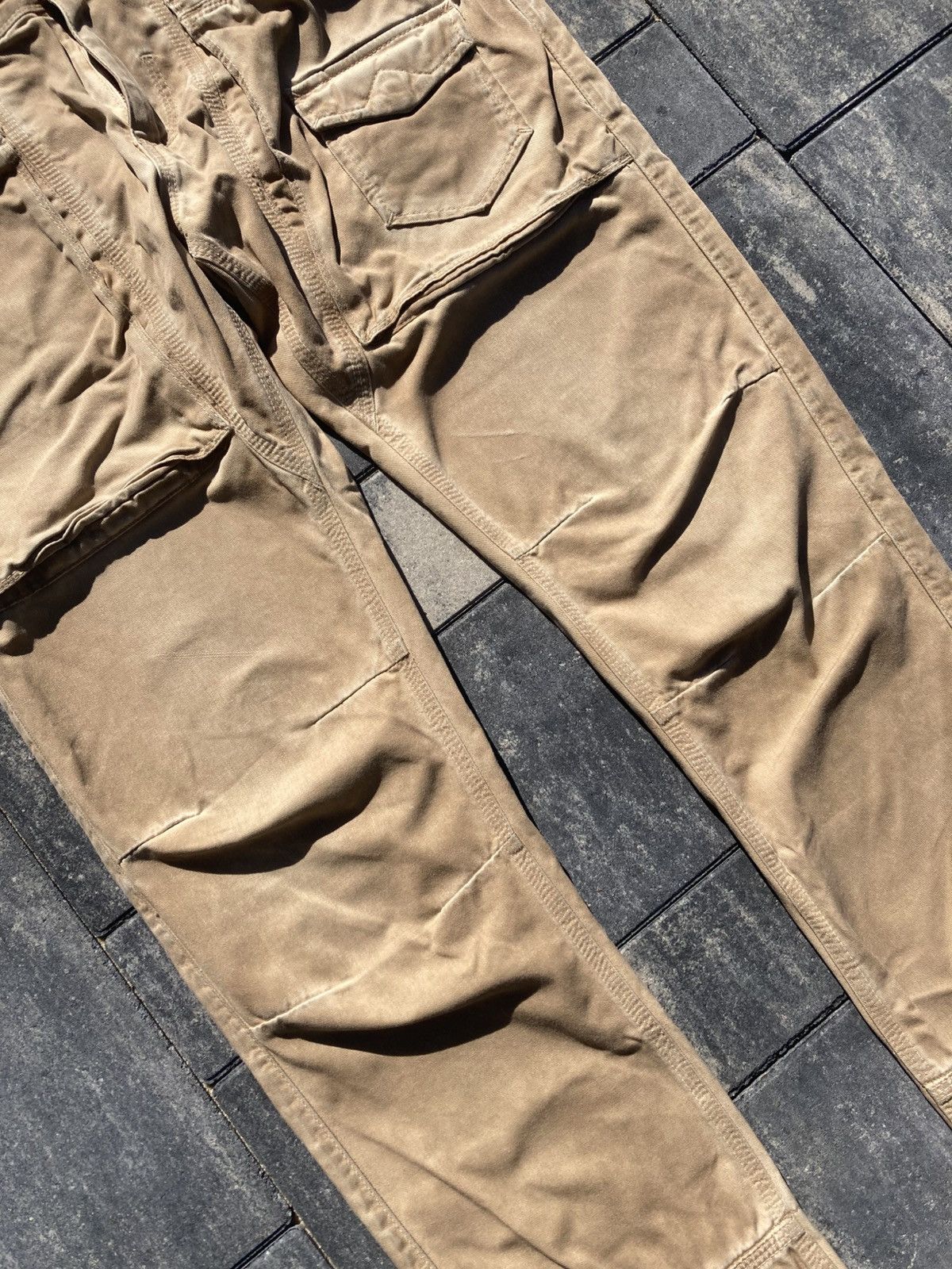 Dolce & Gabbana Vintage Dolce & Gabanna Cargo Bondage Beige Jeans Archive Size US 28 / EU 44 - 3 Thumbnail