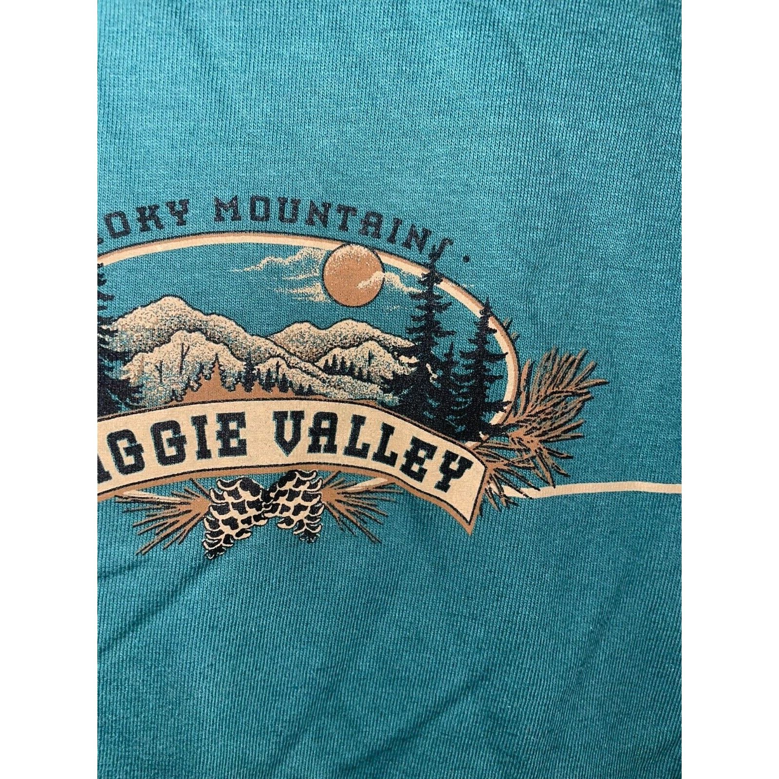 Anvil Vintage Maggie Valley Shirt Smoky Mountains Tee VTG 90s M Size US M / EU 48-50 / 2 - 4 Thumbnail