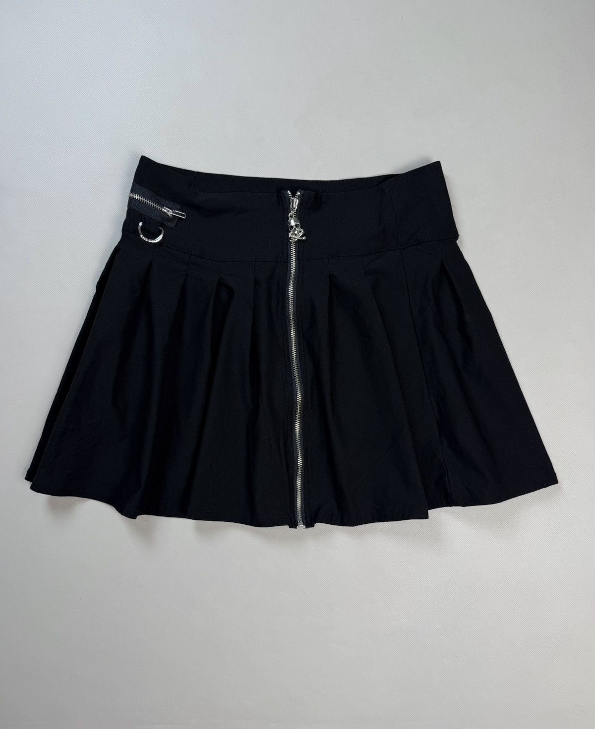 Killstar Killstar Ladie Gothic Y2K Grunge Rayon Full Zip Mini Skirt Size 31" - 1 Thumbnail
