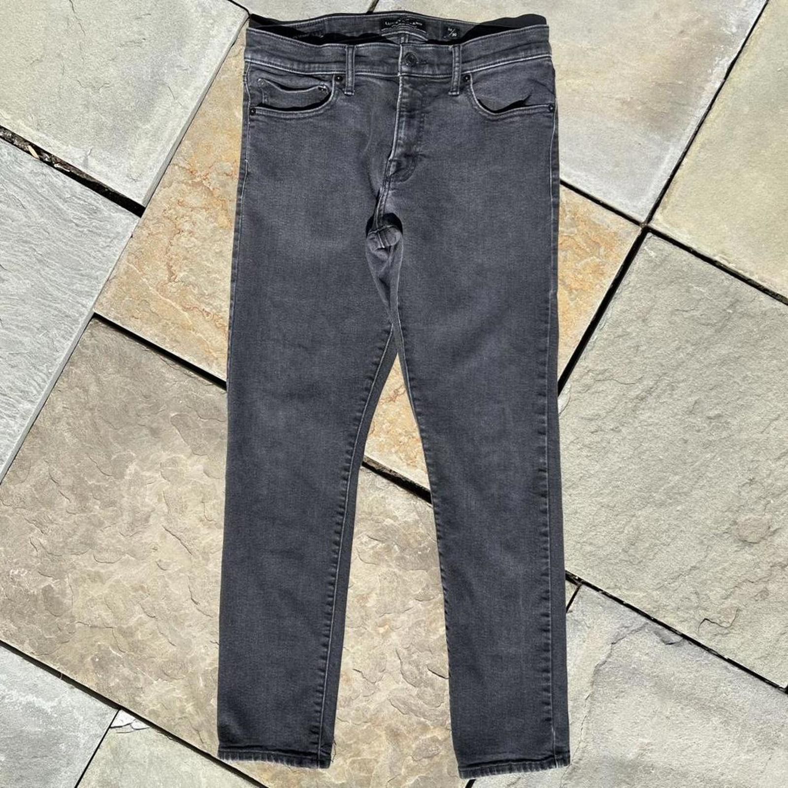 Lucky Brand Black Stonewash Grunge Slim Jeans 32W x 30L Size US 32 / EU 48 - 1 Thumbnail