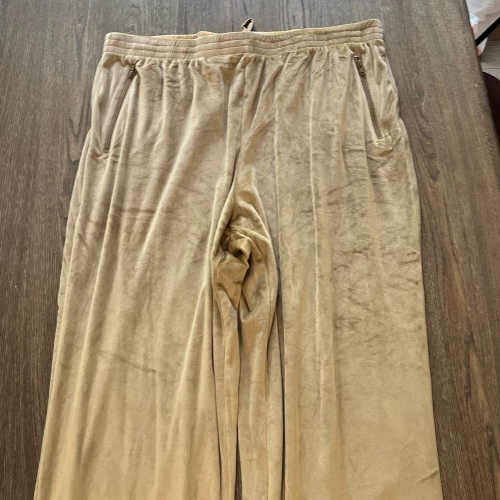 SKIMS NWT Skims Velour Track Pants Gold Size 4X Size 42" / US 20 - 3 Thumbnail