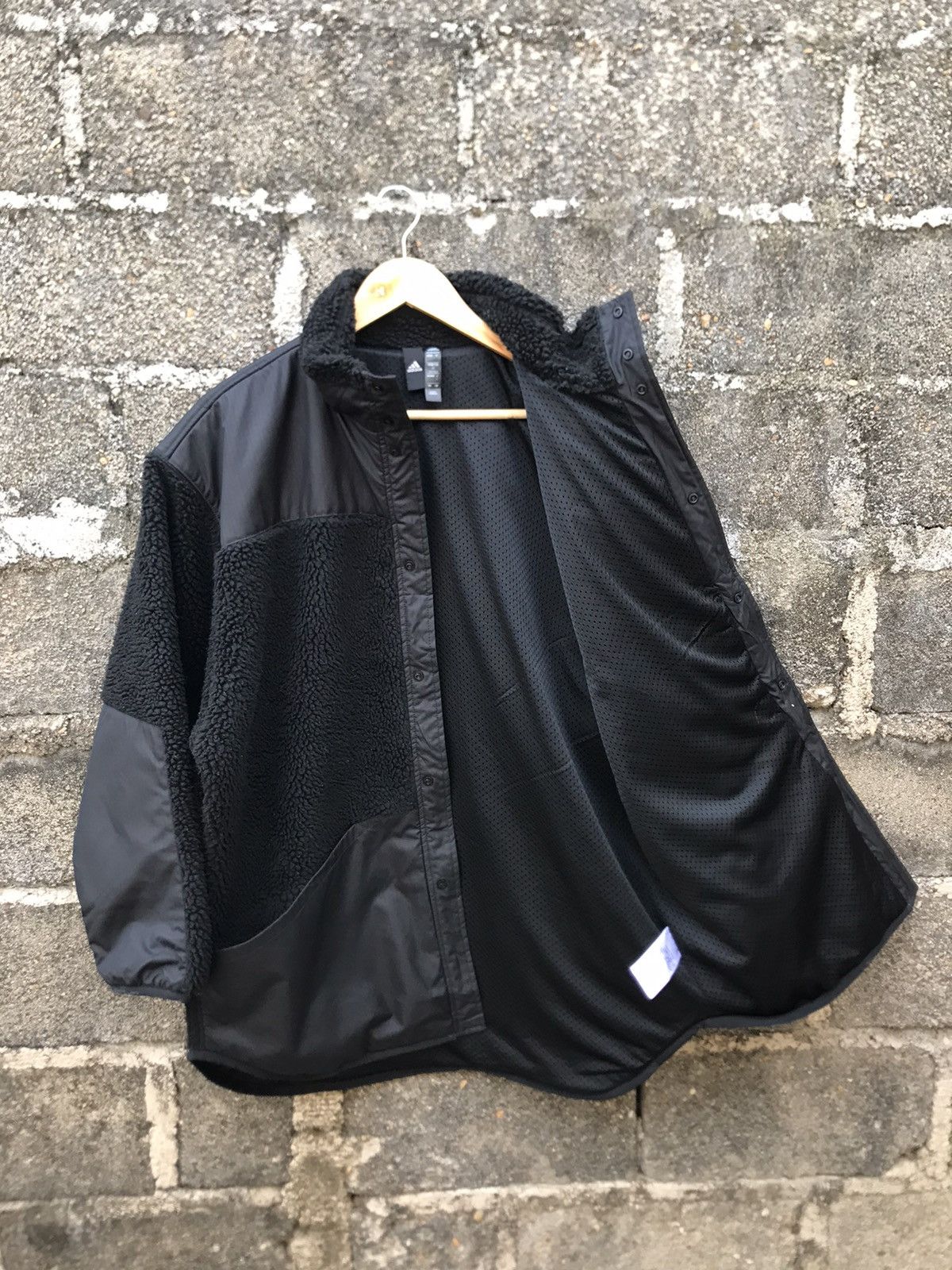 Adidas 🔥Adidas Reduced Barries Fleece Button Jacket Size US L / EU 52-54 / 3 - 6 Thumbnail