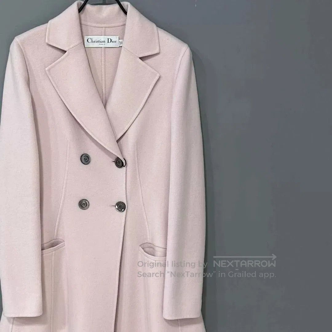 Dior Dior Pink Pure Cashmere Coat. Size US S / EU 44-46 / 1 - 3 Thumbnail