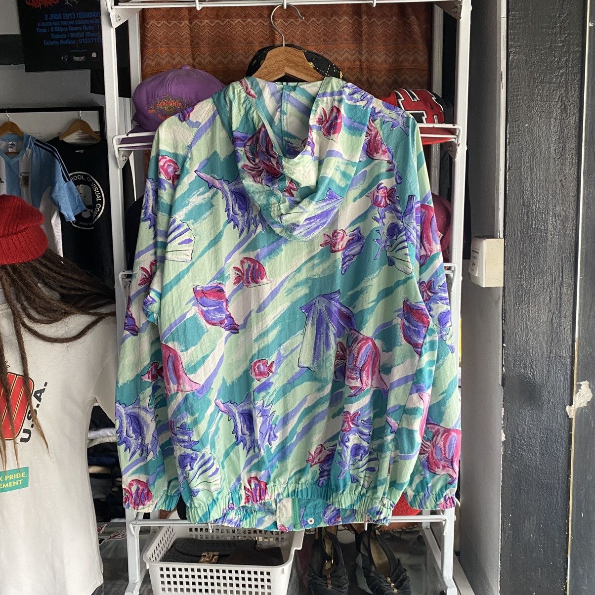 O'Neill ⛷Vintage O’NEILL Sea World Windbreaker JACKET Hoodie Size US L / EU 52-54 / 3 - 2 Thumbnail