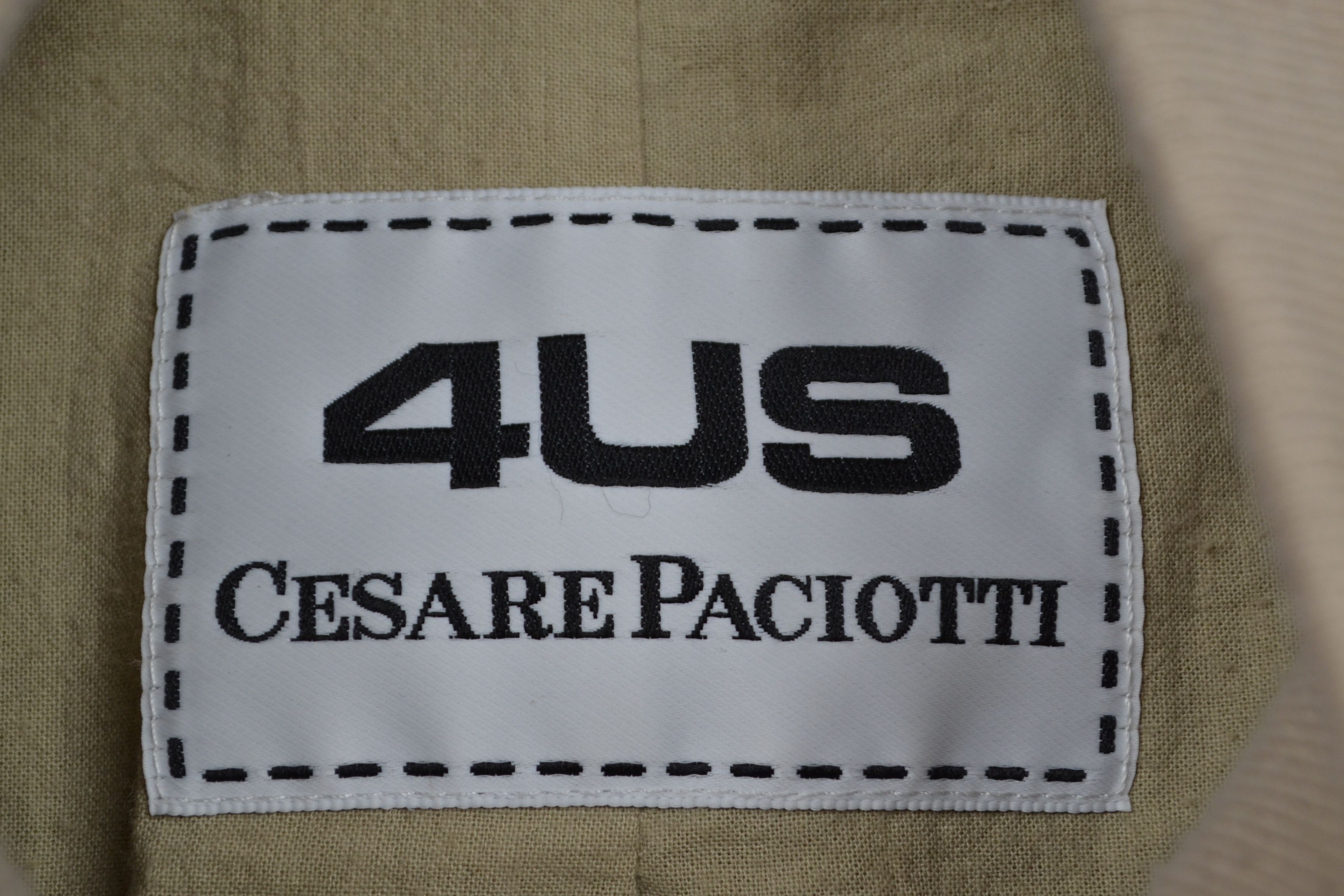 Paciotti Cesare Paciotti 4US Suede Leather Bomber Jacket 50 M Sabbia Size US M / EU 48-50 / 2 - 5 Thumbnail