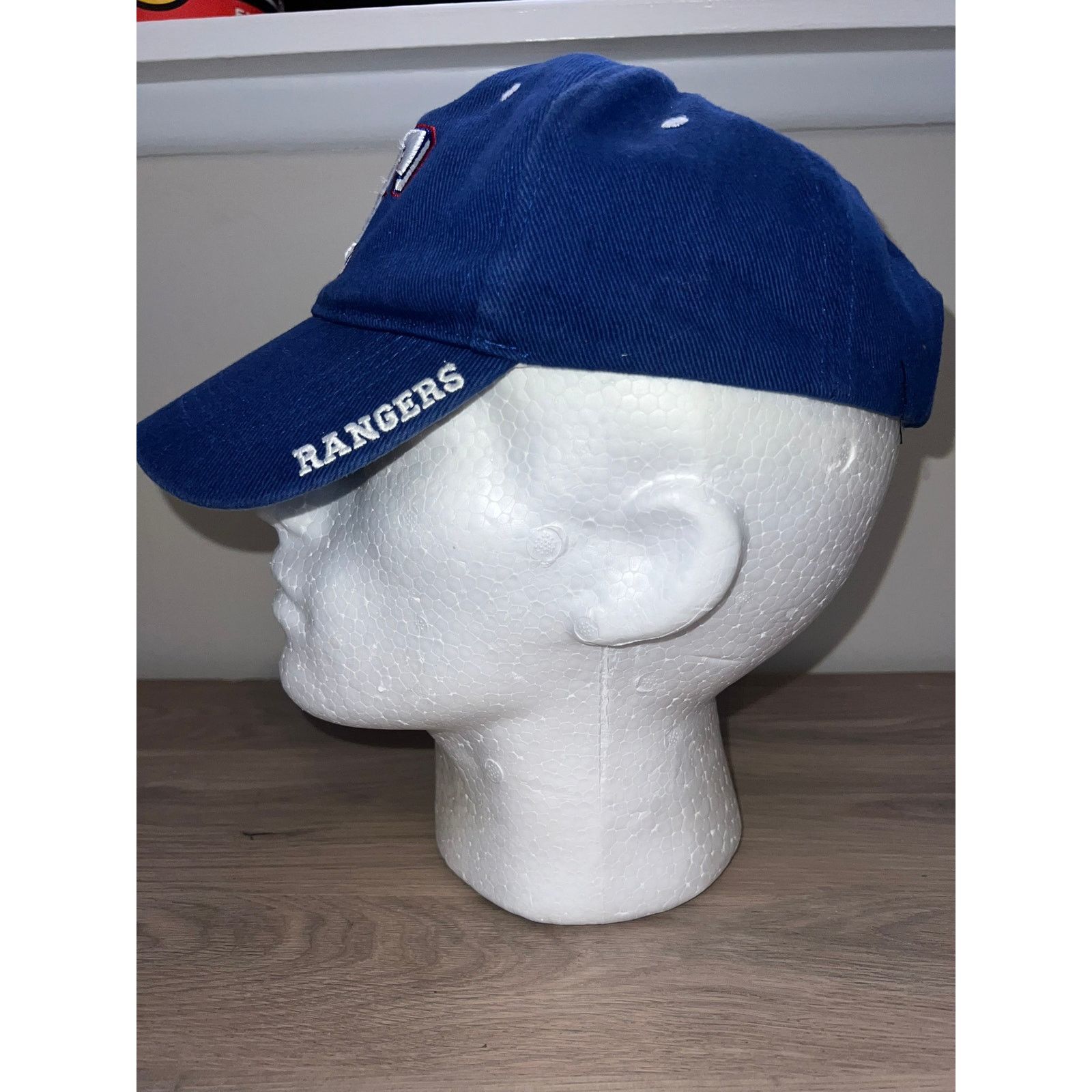 MLB MLB Texas Rangers Hat Baseball Blue Cap Headwear Fan OS Size ONE SIZE - 4 Thumbnail