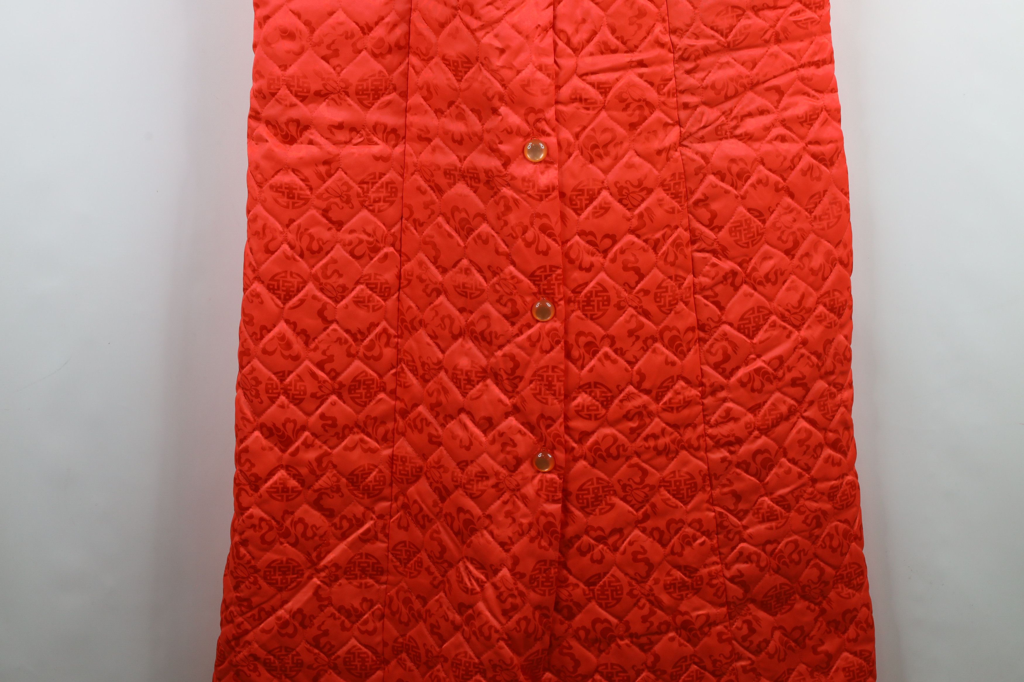 Vintage Deadstock Vintage 60s Quilted Kimono Night Sleep Jacket Size XL / US 12-14 / IT 48-50 - 4 Thumbnail