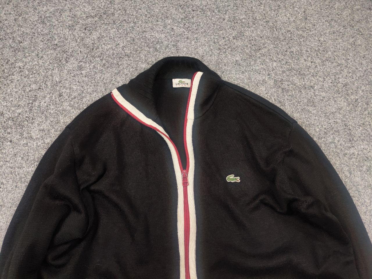 Lacoste Vintage Lacoste Sport Light Knit Full Zip Track Top Pullover Size US S / EU 44-46 / 1 - 4 Thumbnail