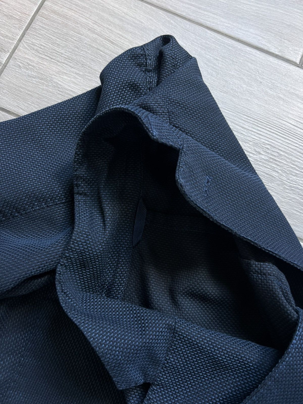 L.B.M. 1911 L.B.M. 1911 Texture Blue Blazer 54r Large Size 54R - 12 Thumbnail