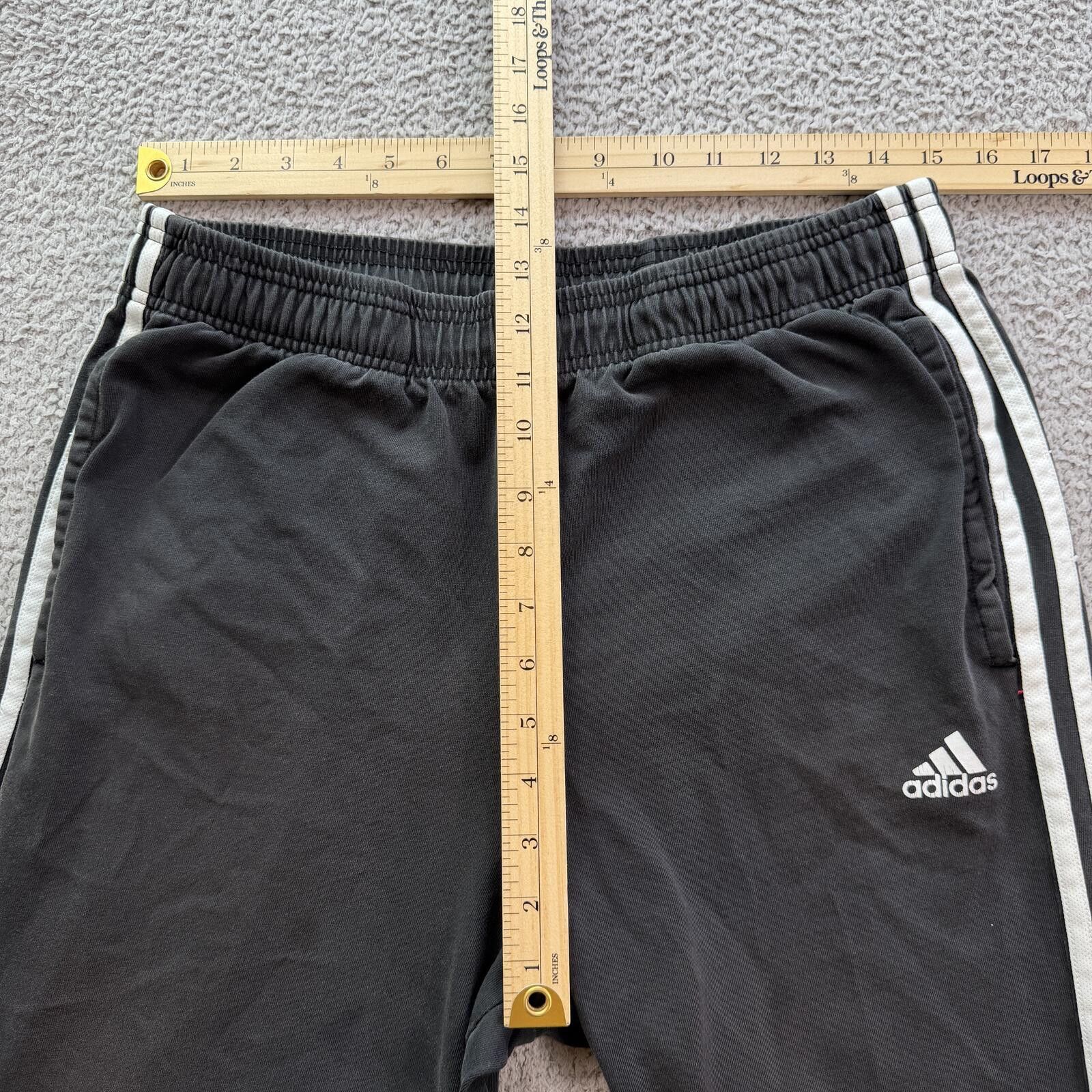 Adidas Adidas 3 Stripe Black Track Pants Joggers Men L Athletic Y2K Size US 34 / EU 50 - 3 Thumbnail