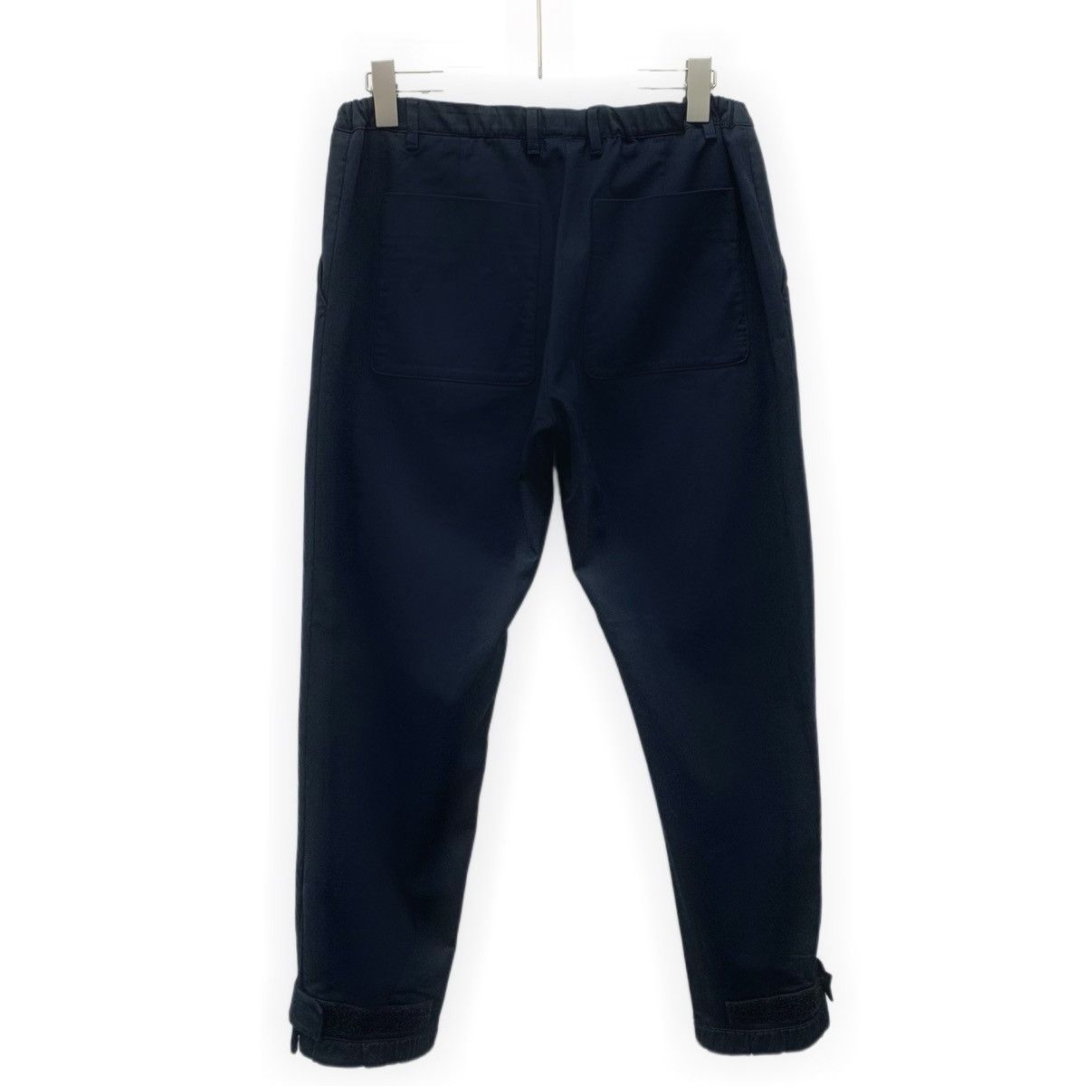 Prada Prada Navy Blue Velcro Cotton Casual Pants K26WX Size US 36 / EU 52 - 2 Thumbnail