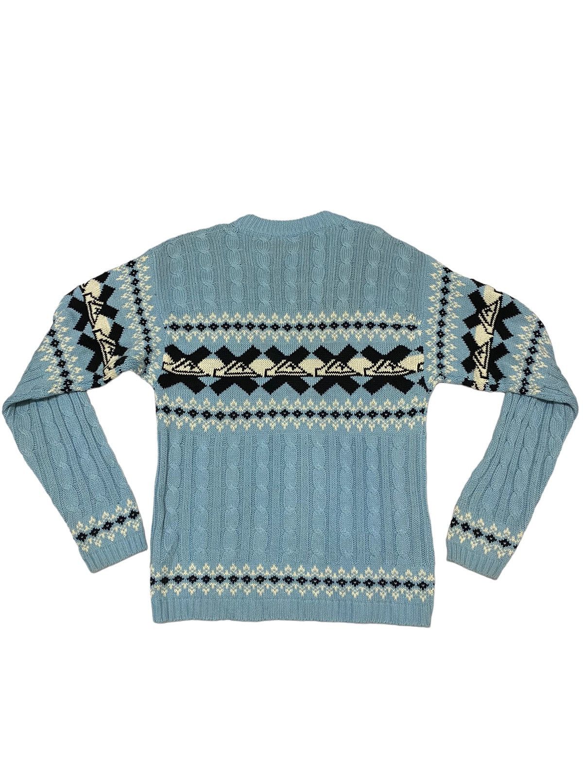 Quiksilver Dope! Quiksilver Logo Knitted Crewneck (C1) Size US M / EU 48-50 / 2 - 4 Thumbnail