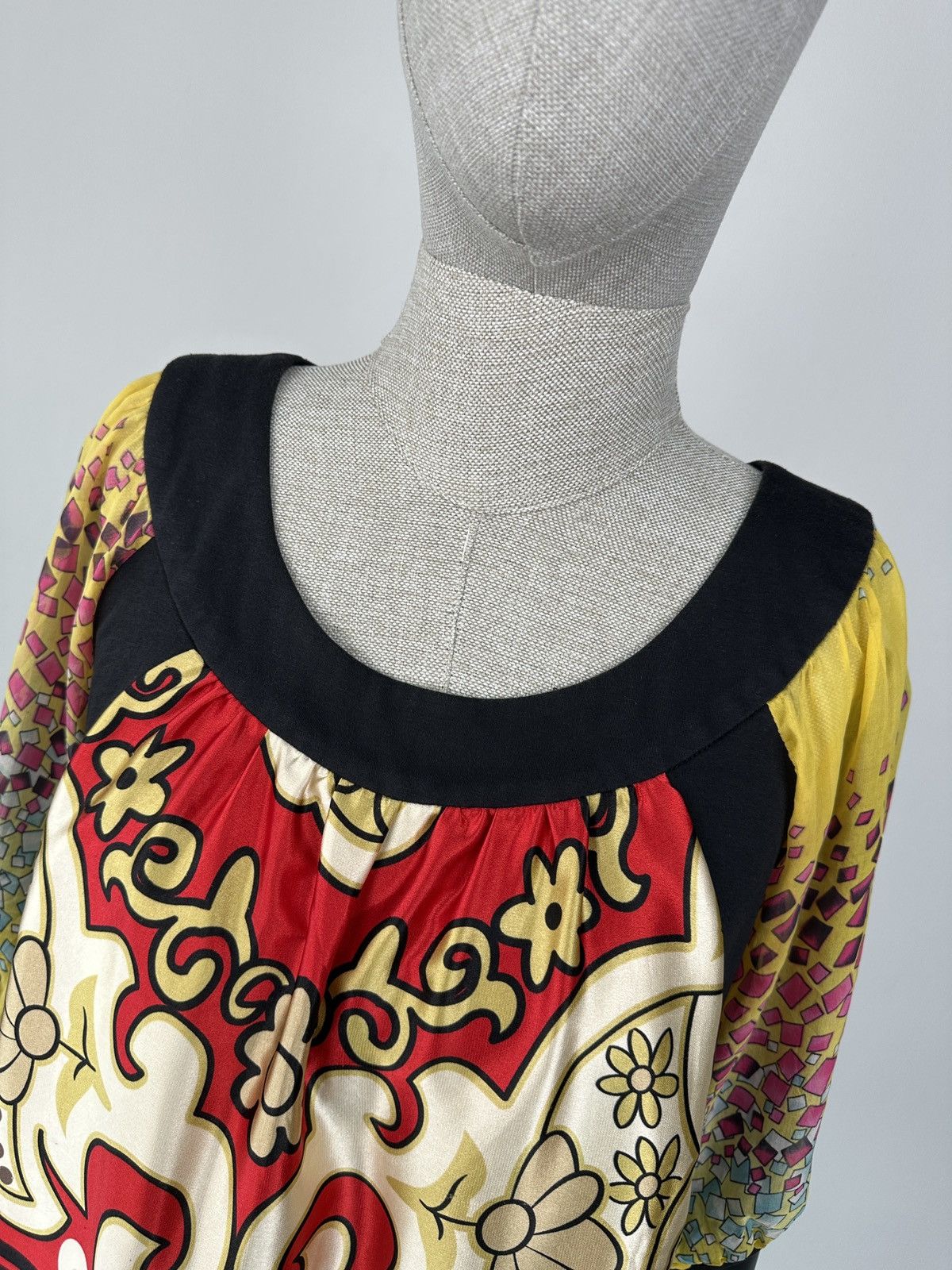 Stella McCartney Stella McCartney 100% Silk Multicolor Blouse Shirt Size M / US 6-8 / IT 42-44 - 11 Thumbnail