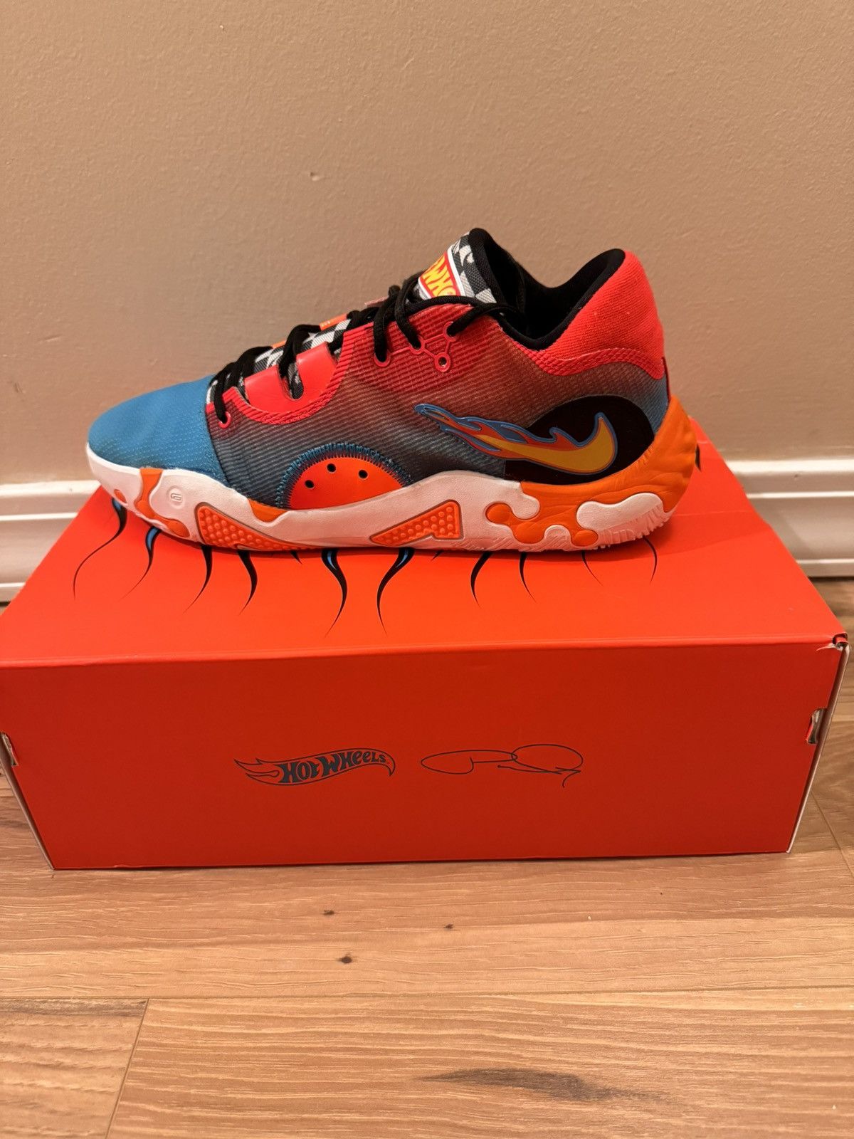 Nike Paul George PG 6 Hot Wheels Size US 11 / EU 44 - 1 Thumbnail