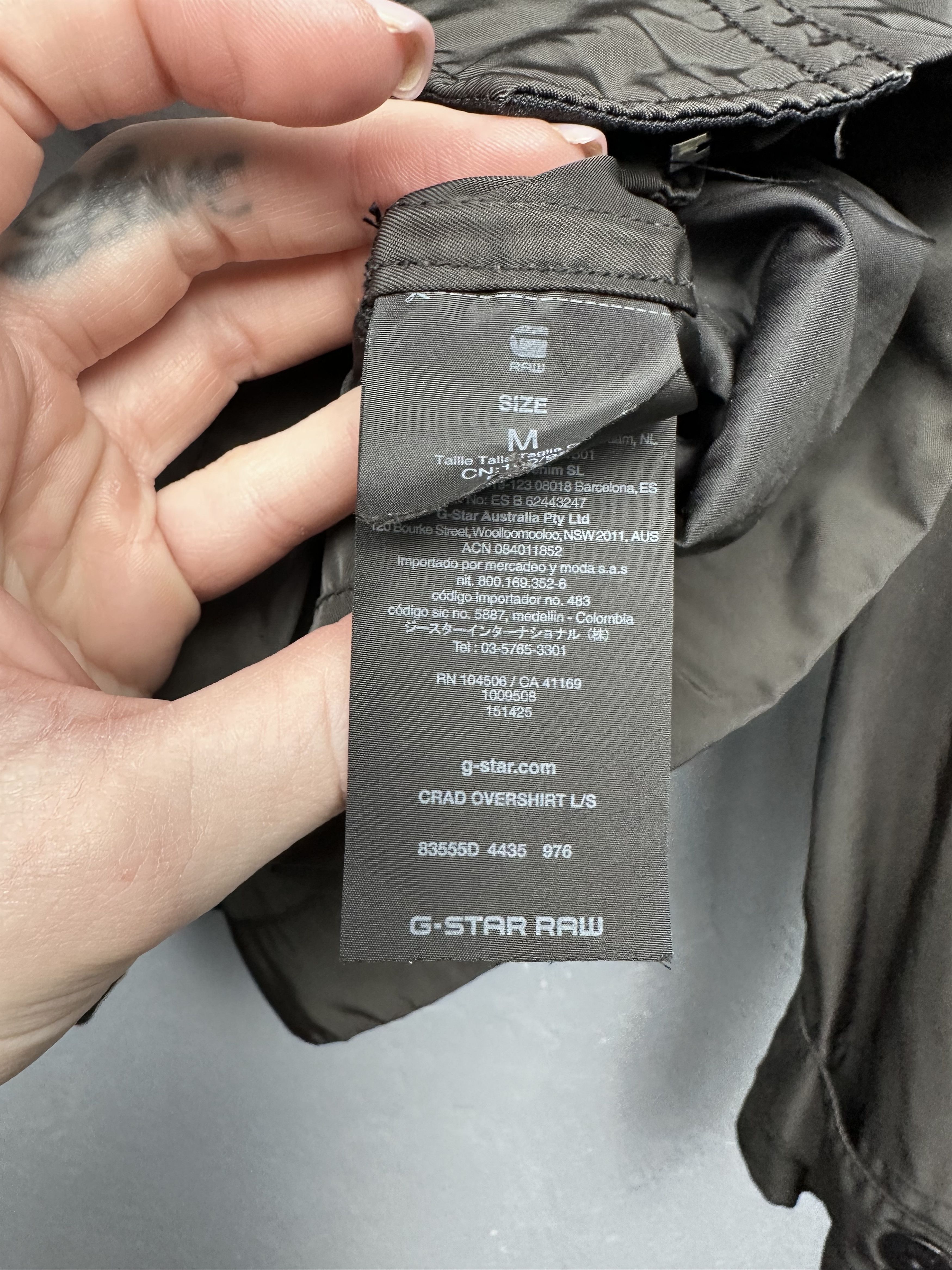 G-Star G Star Raw Mens Crad Overshirt Jacket Size US M / EU 48-50 / 2 - 6 Thumbnail