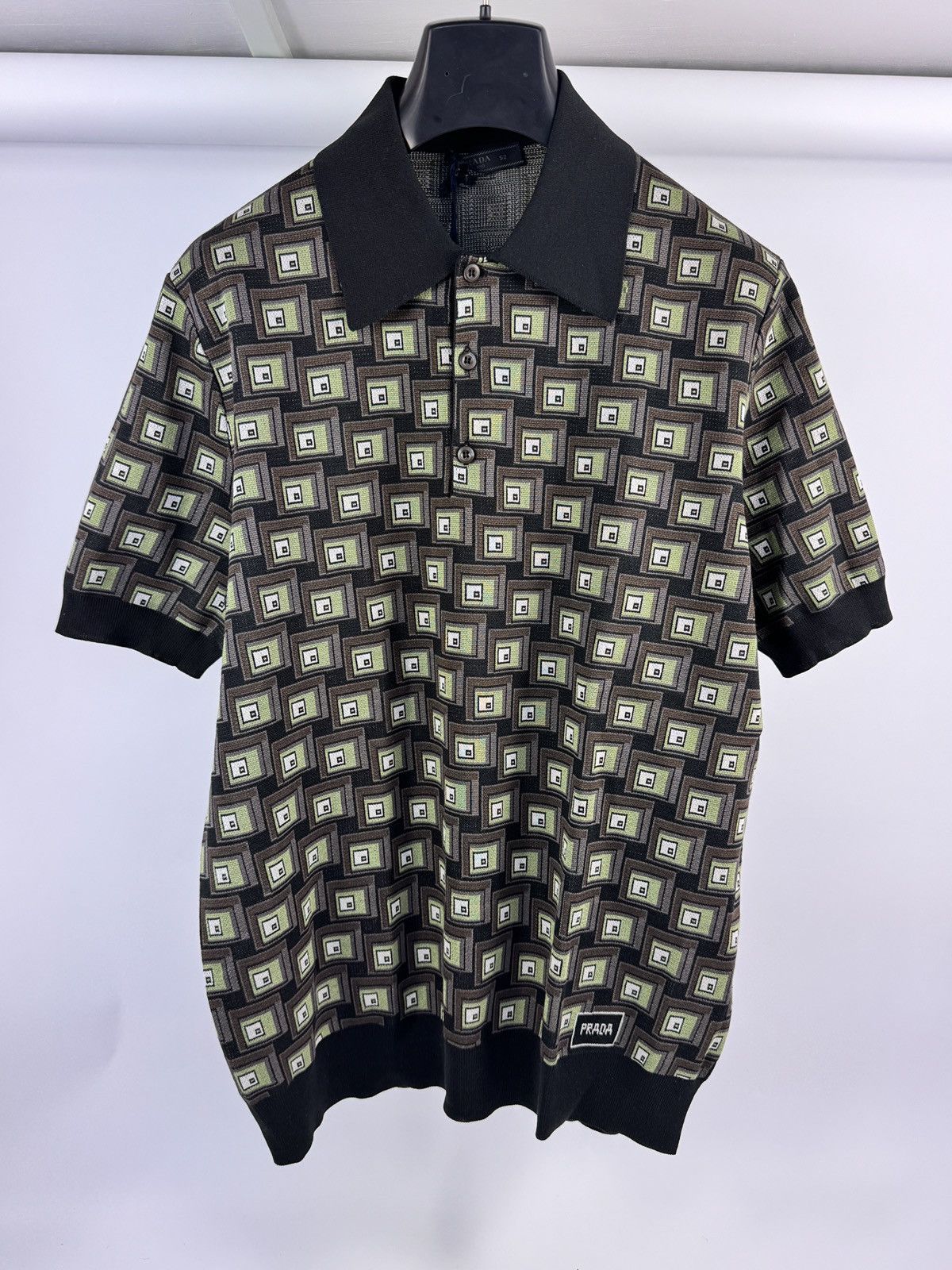 Prada PRADA KNIT POLO Size US L / EU 52-54 / 3 - 1 Thumbnail