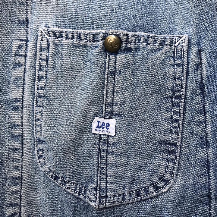 Lee × Vintage Vintage Lee Chore Jacket denim blue jeans Sanforized Coveral Size US L / EU 52-54 / 3 - 5 Thumbnail