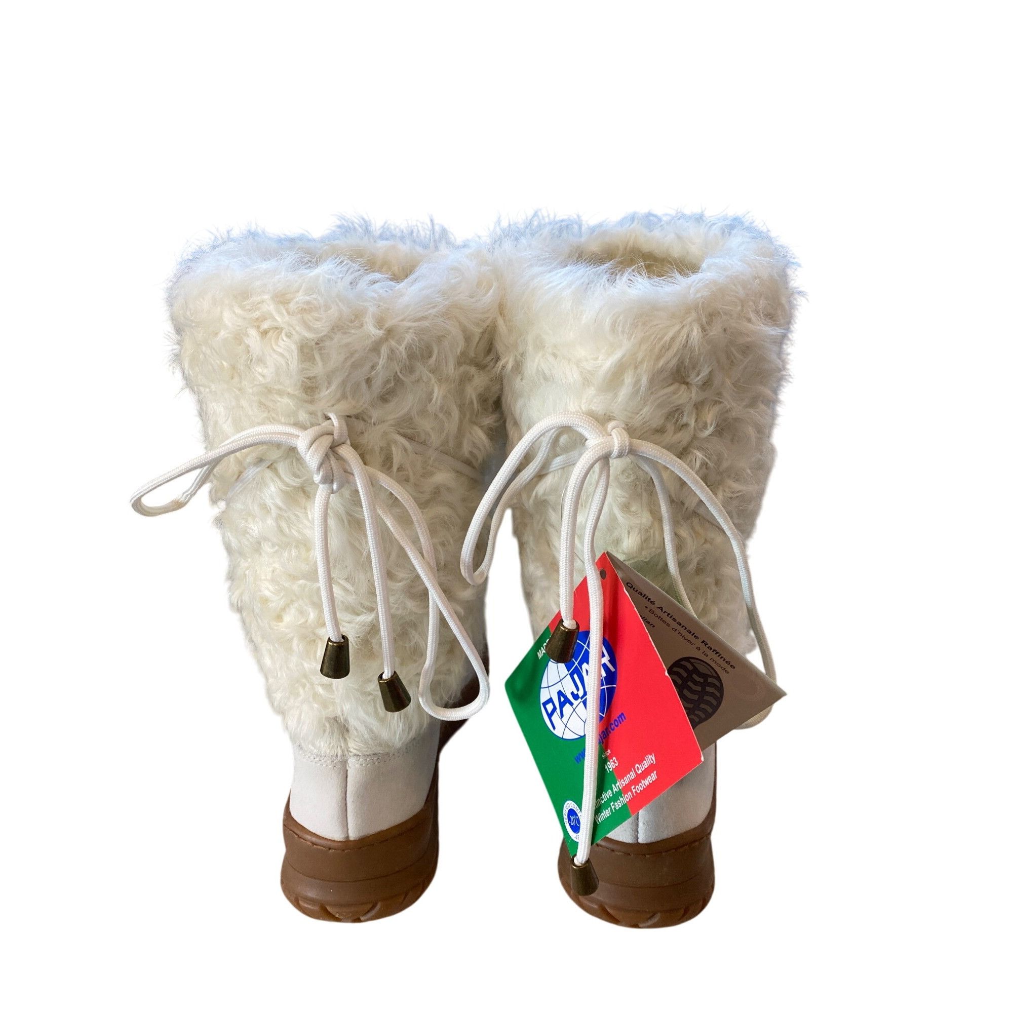 Pajar NWT PAJAR Italian Handcrafted Fur Ski Snow Boots 40 Off Whit Size US 10 / IT 40 - 9 Thumbnail