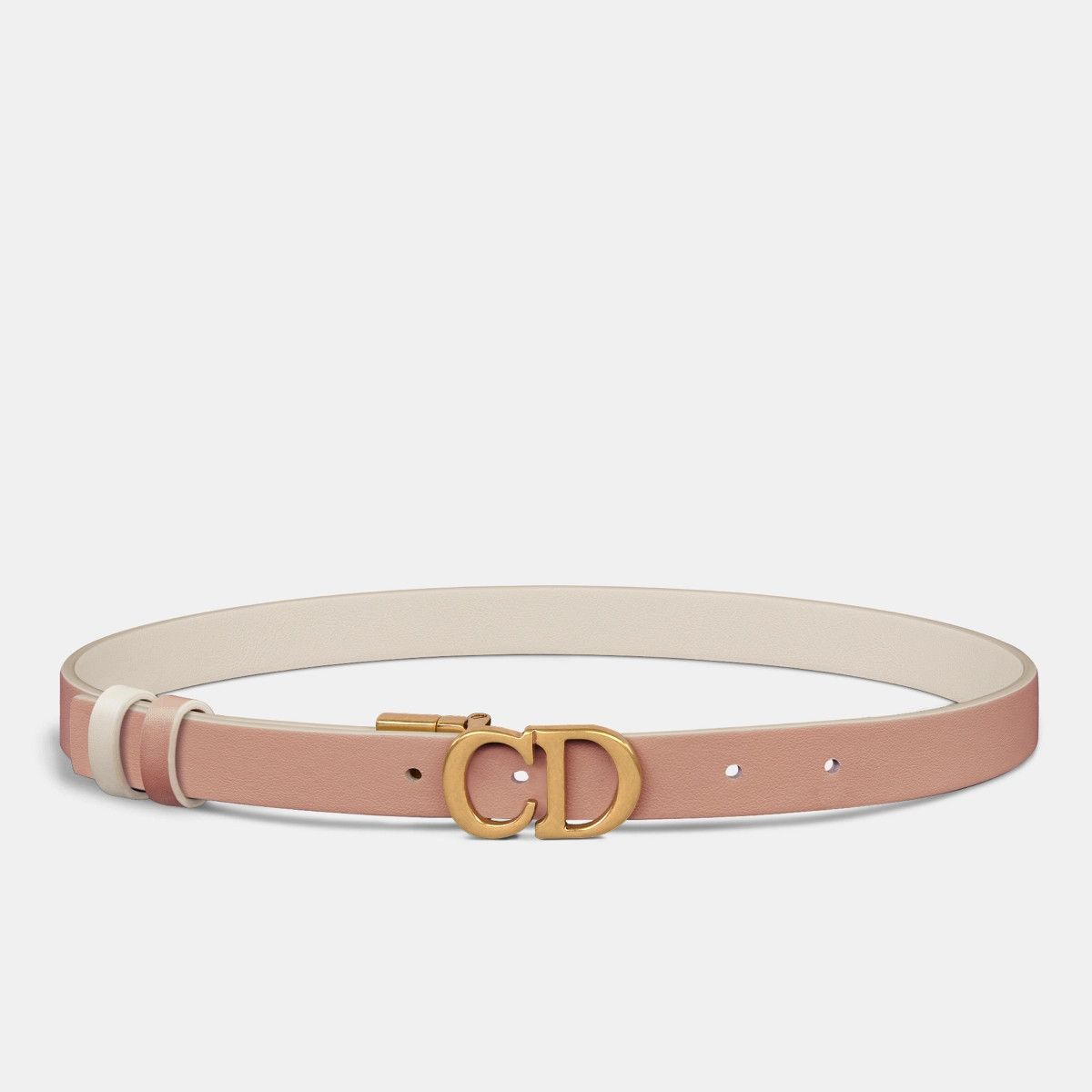 Dior o1bcso1str0126 Size:OS/Reversible Saddle Belt in White Beige Size ONE SIZE - 4 Thumbnail