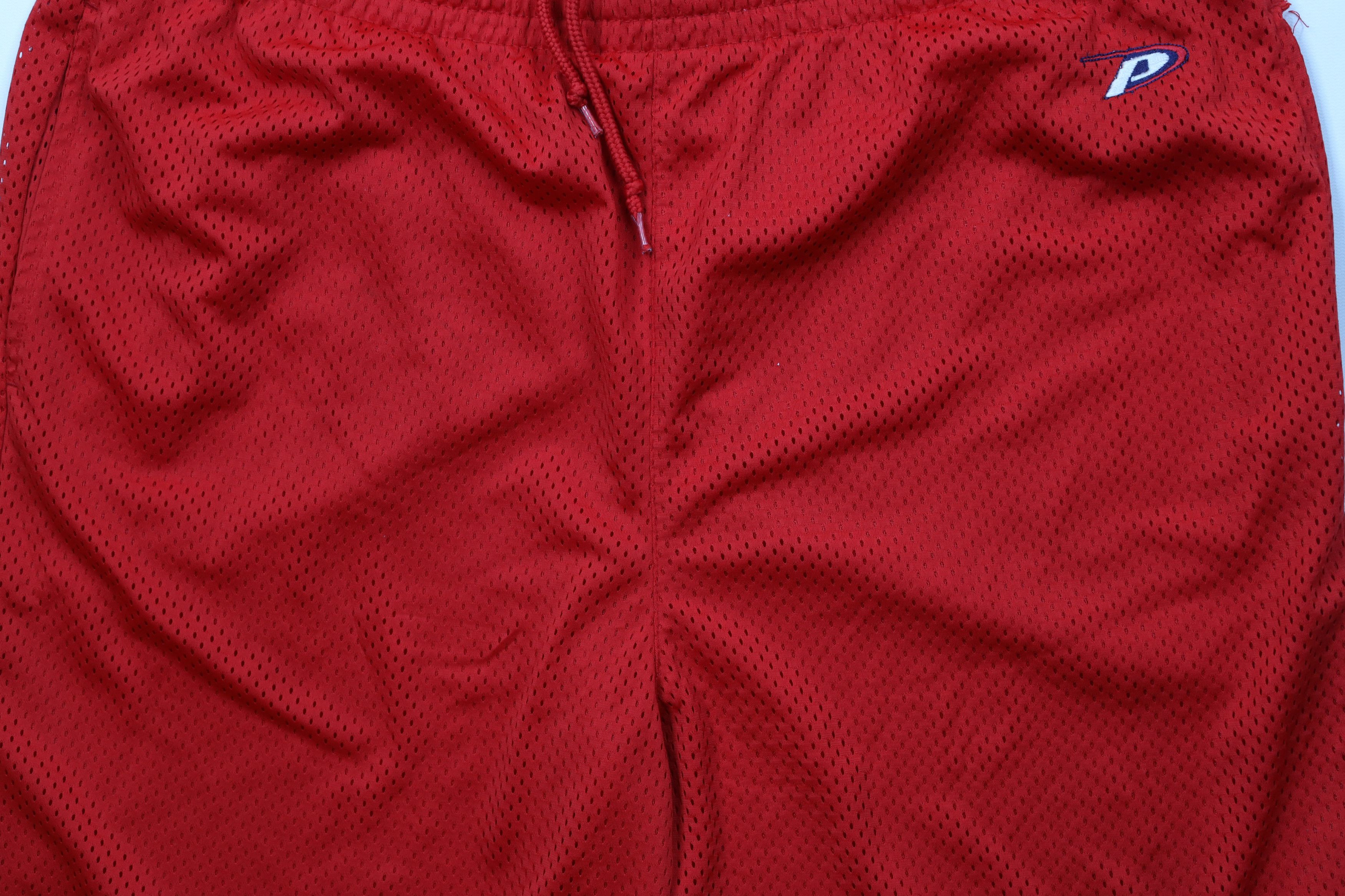Vintage Vintage 90s Ohio State University Above Knee Mesh Shorts Size US 34 / EU 50 - 3 Thumbnail