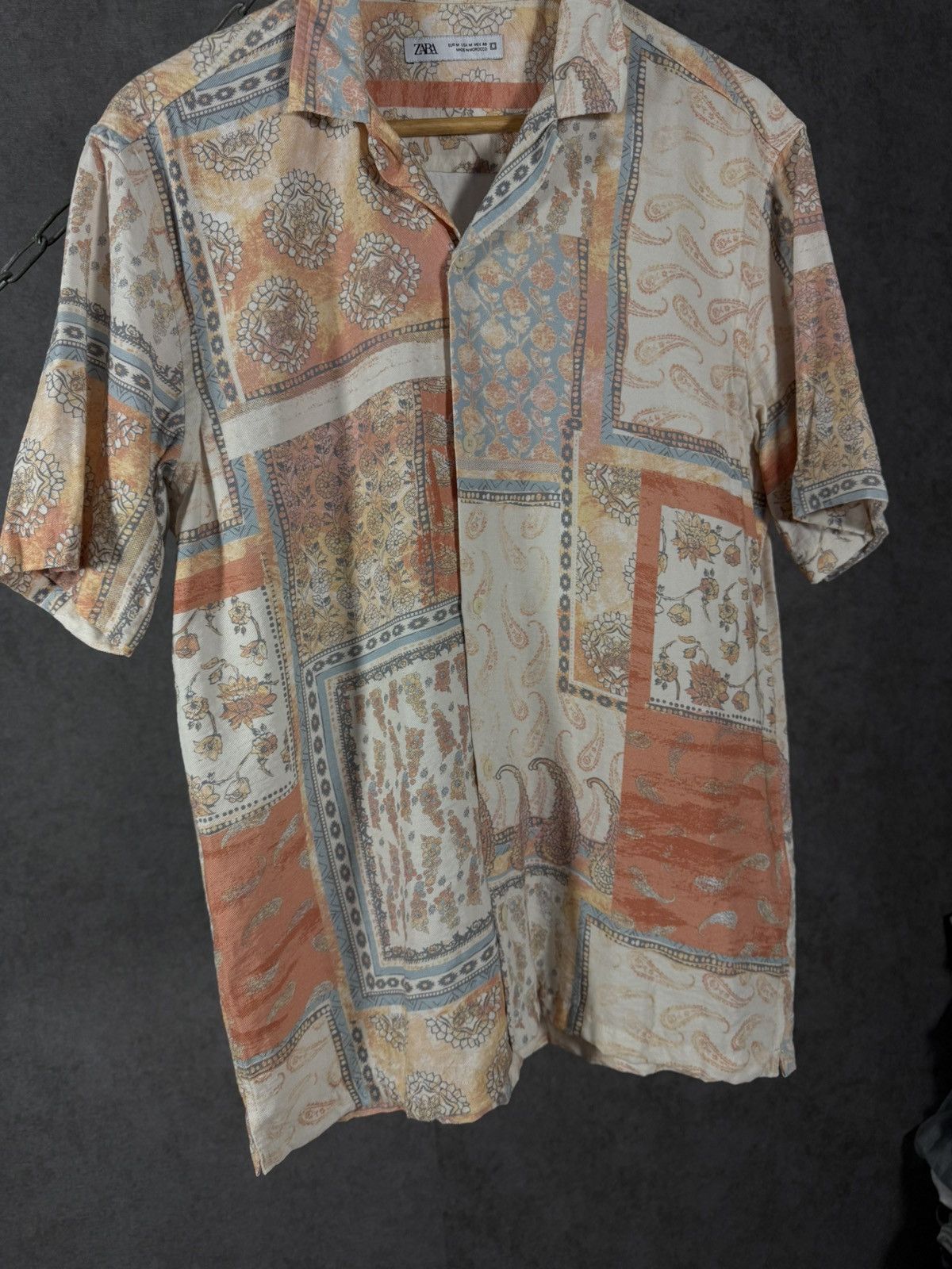 Zara Zara Man art crazy hawaiian shirt Size US M / EU 48-50 / 2 - 3 Thumbnail