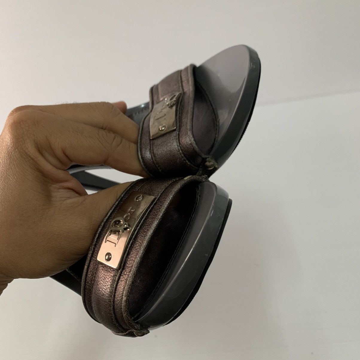 Christian Dior Monsieur Dior Leather Heels Size US 6.5 / IT 36.5 - 8 Thumbnail