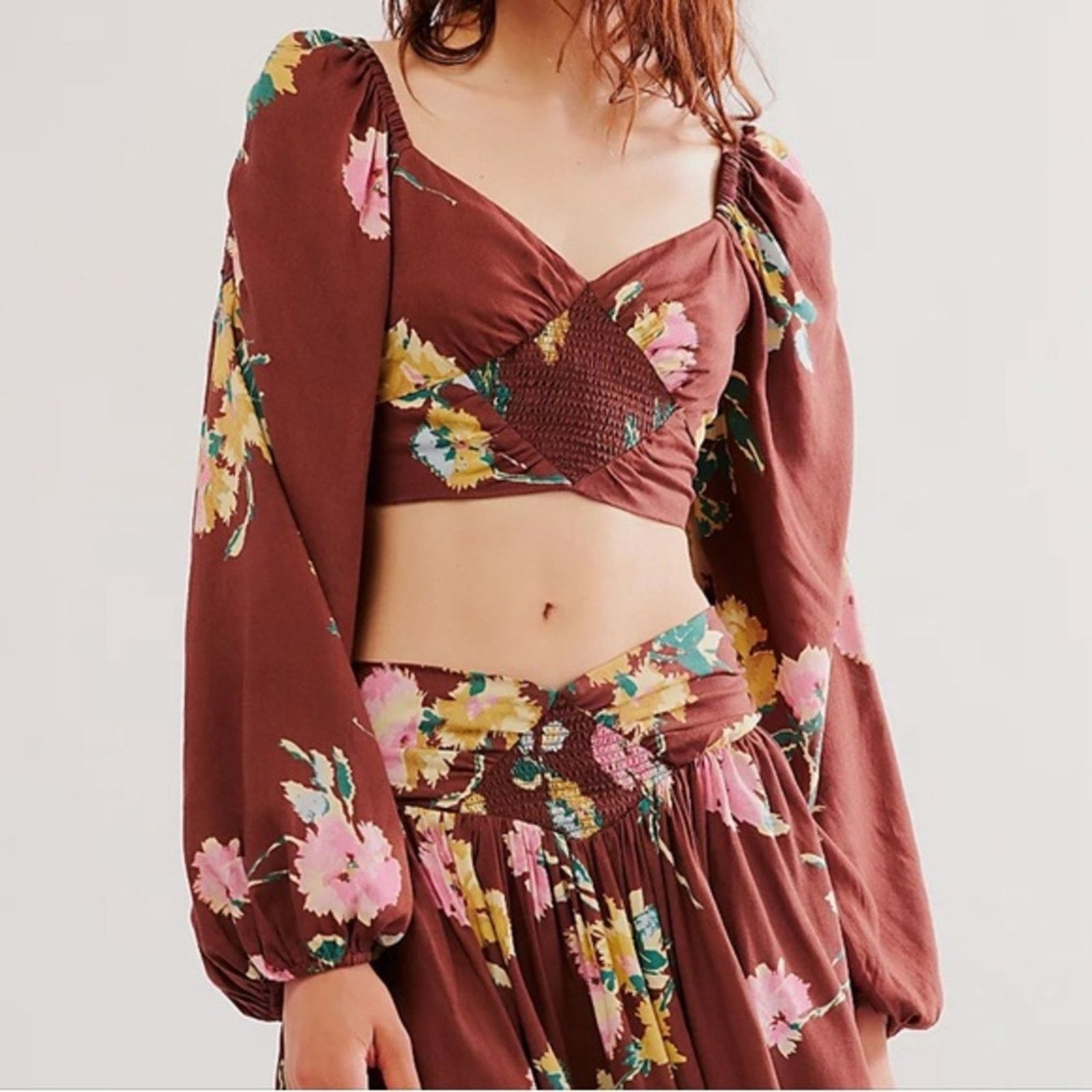 Free People Free People Dusk Till Dawn Long Sleeve CropTop Womens Small Size S / US 4 / IT 40 - 1 Thumbnail