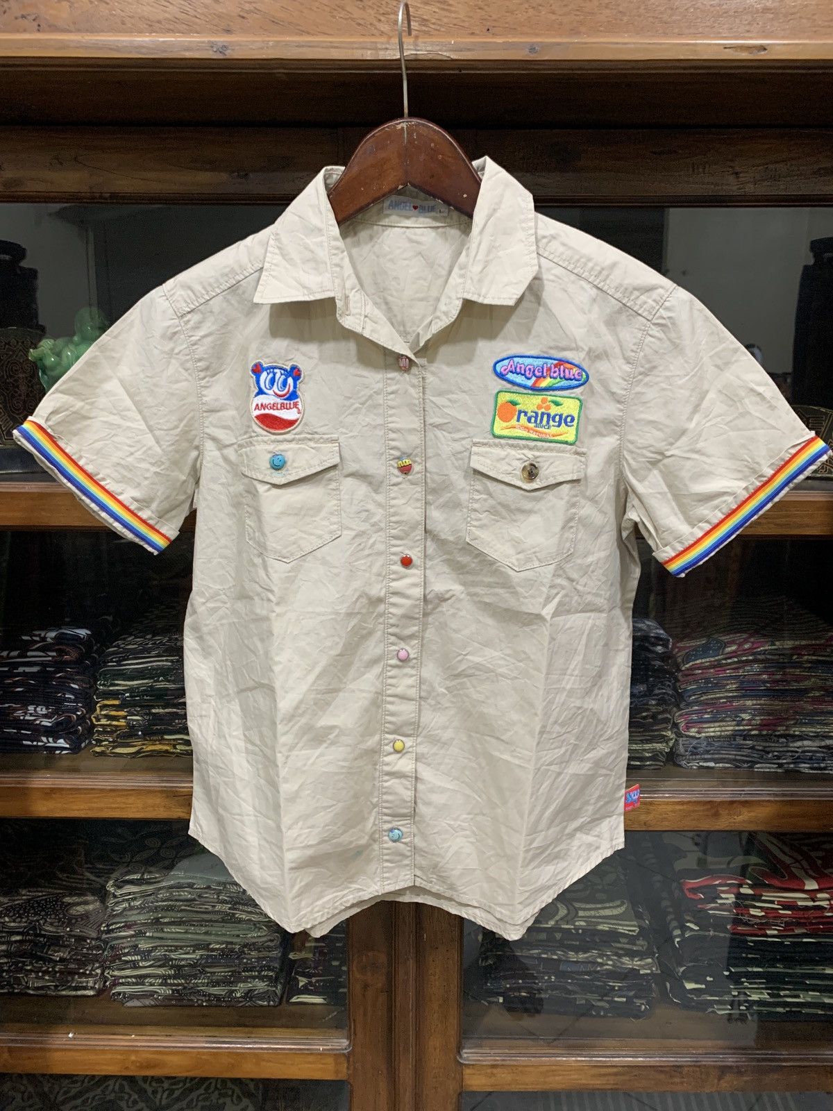 Angel Blue Baby Shirt Vintage Angel Blue Size S / US 4 / IT 40 - 1 Thumbnail