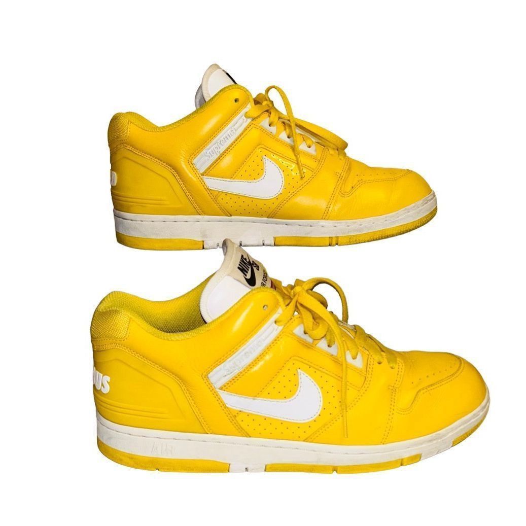 Nike Nike Air Force 2 x Supreme Yellow 2017- size 12 Size US 12 / EU 45 - 2 Thumbnail