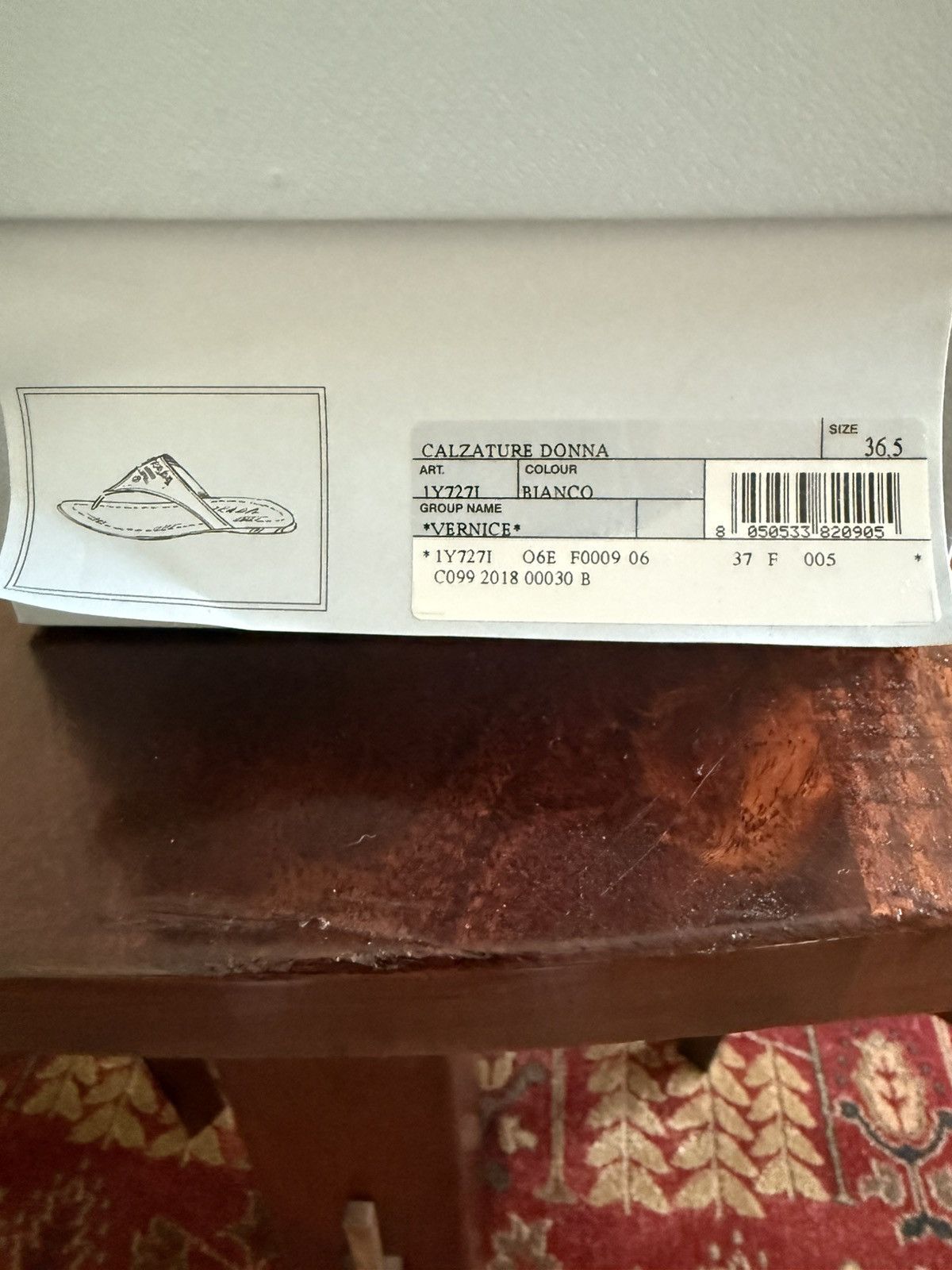 Prada Prada Vernice Sandal Size US 7 / IT 37 - 8 Thumbnail